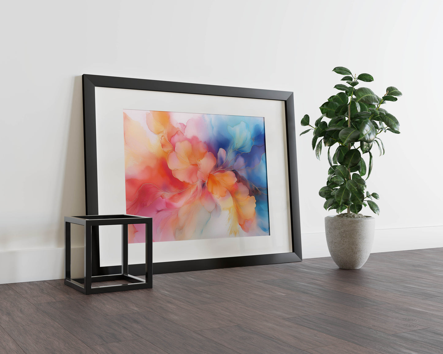 Whimsical Blossoms - Soft and Vibrant Hues to Transform Your Space Instantly