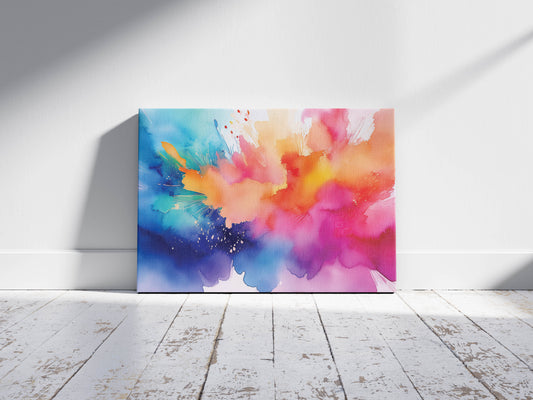 Whimsical Adventure – Abstract Watercolor Wall Art