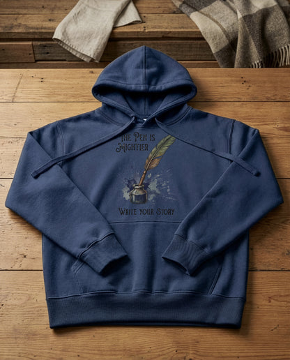 The Quill | Structured Hoodie - navy.jpg