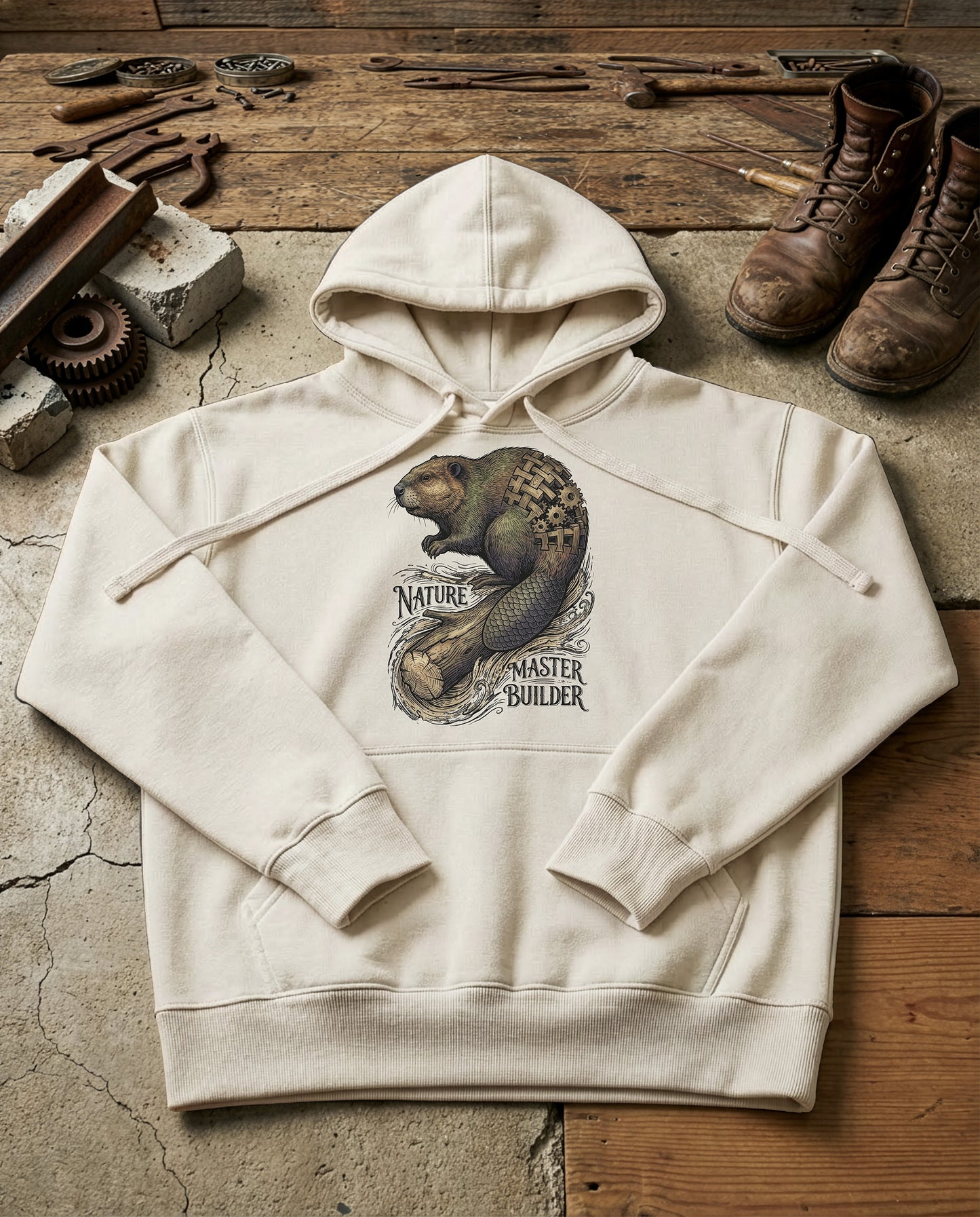 The Architect | Structured Hoodie - bone.jpg