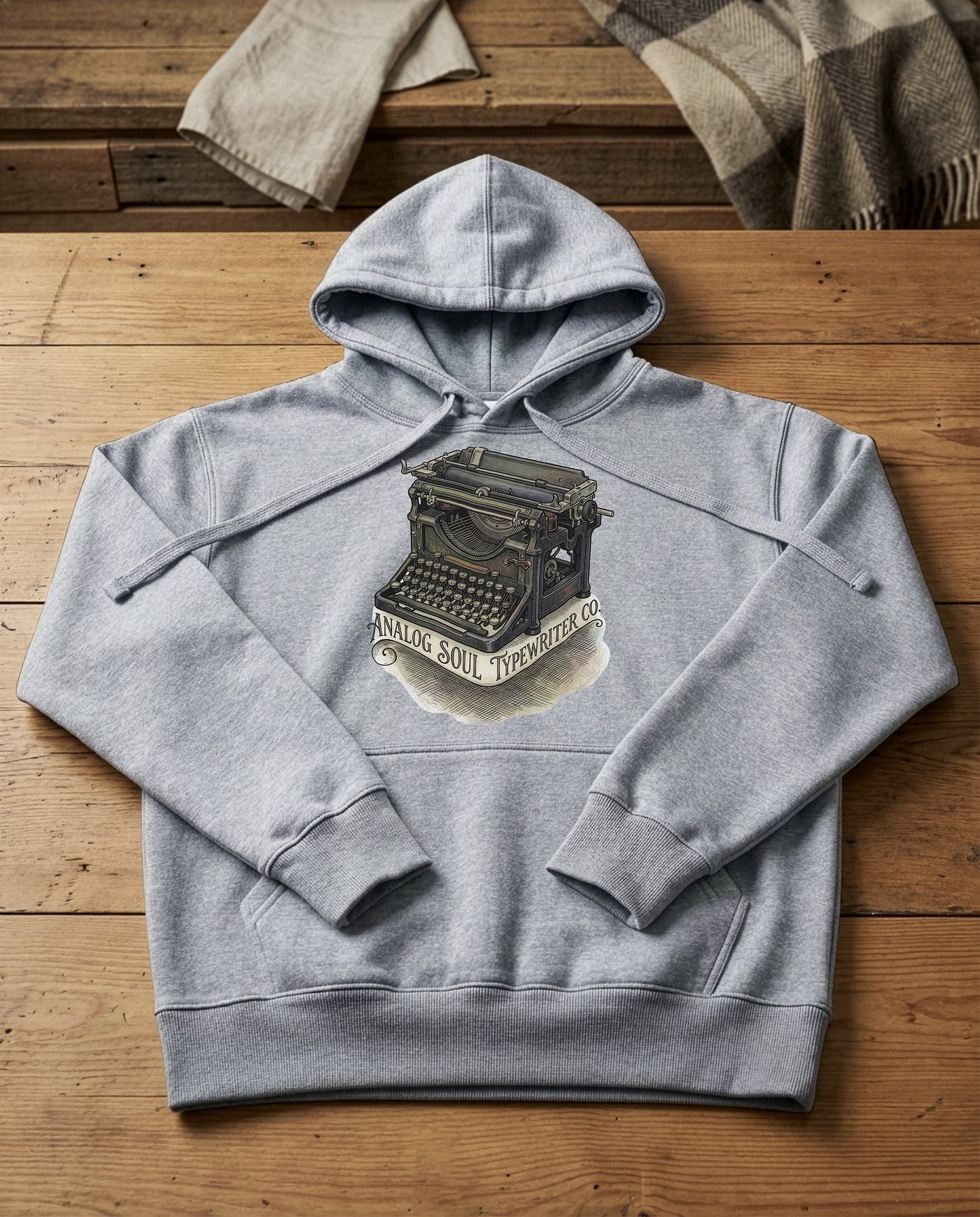 Typewriter | Structured Hoodie - grey-heather.jpg
