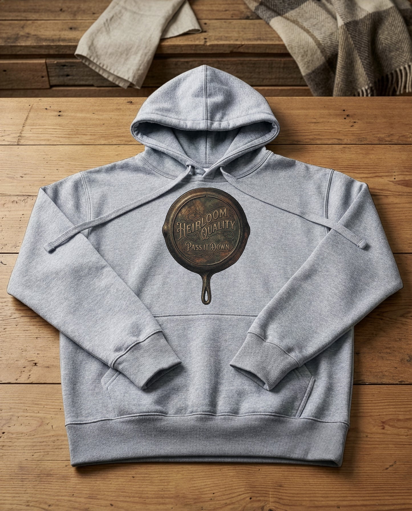 Patina | Structured Hoodie - grey-heather.jpg