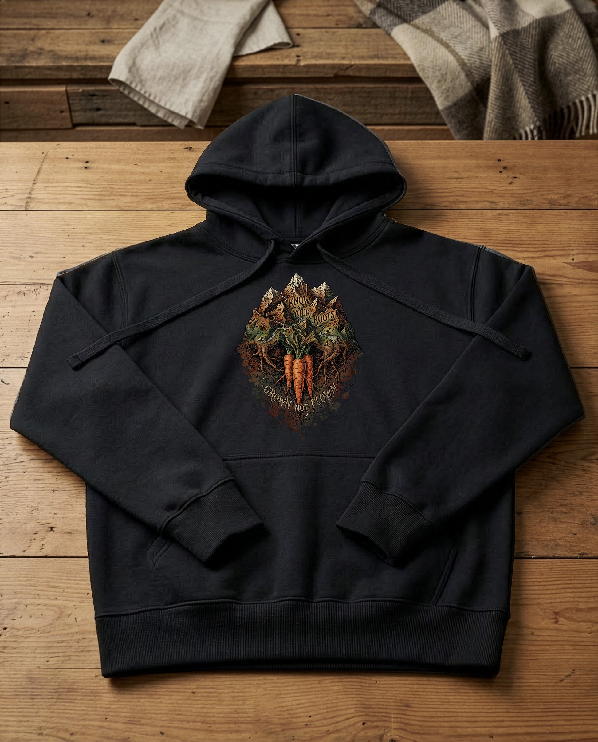 Deep Root | Structured Hoodie - black.jpg