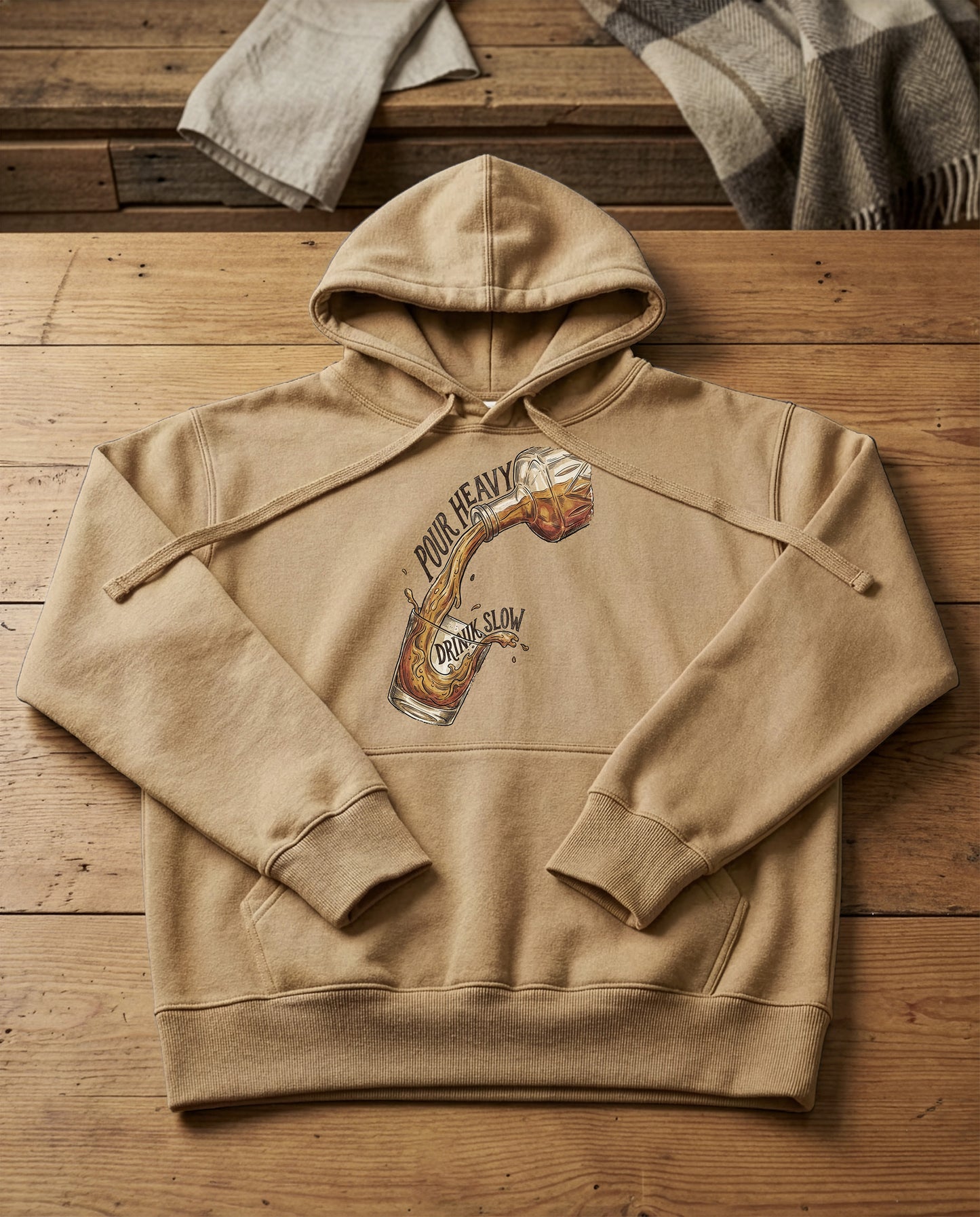 The Pour | Structured Hoodie - sandstone.jpg