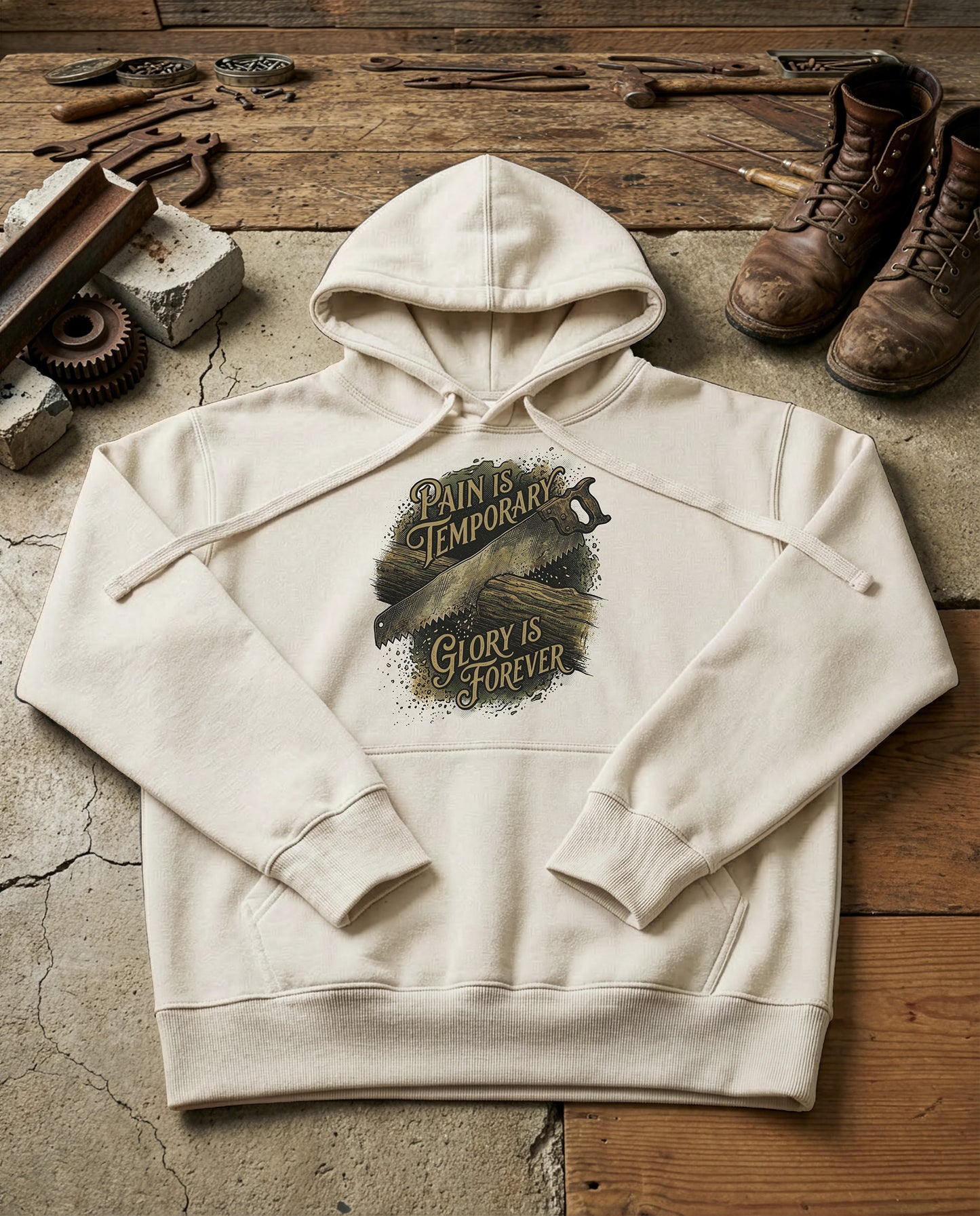 Misery Whip | Structured Hoodie - bone.jpg