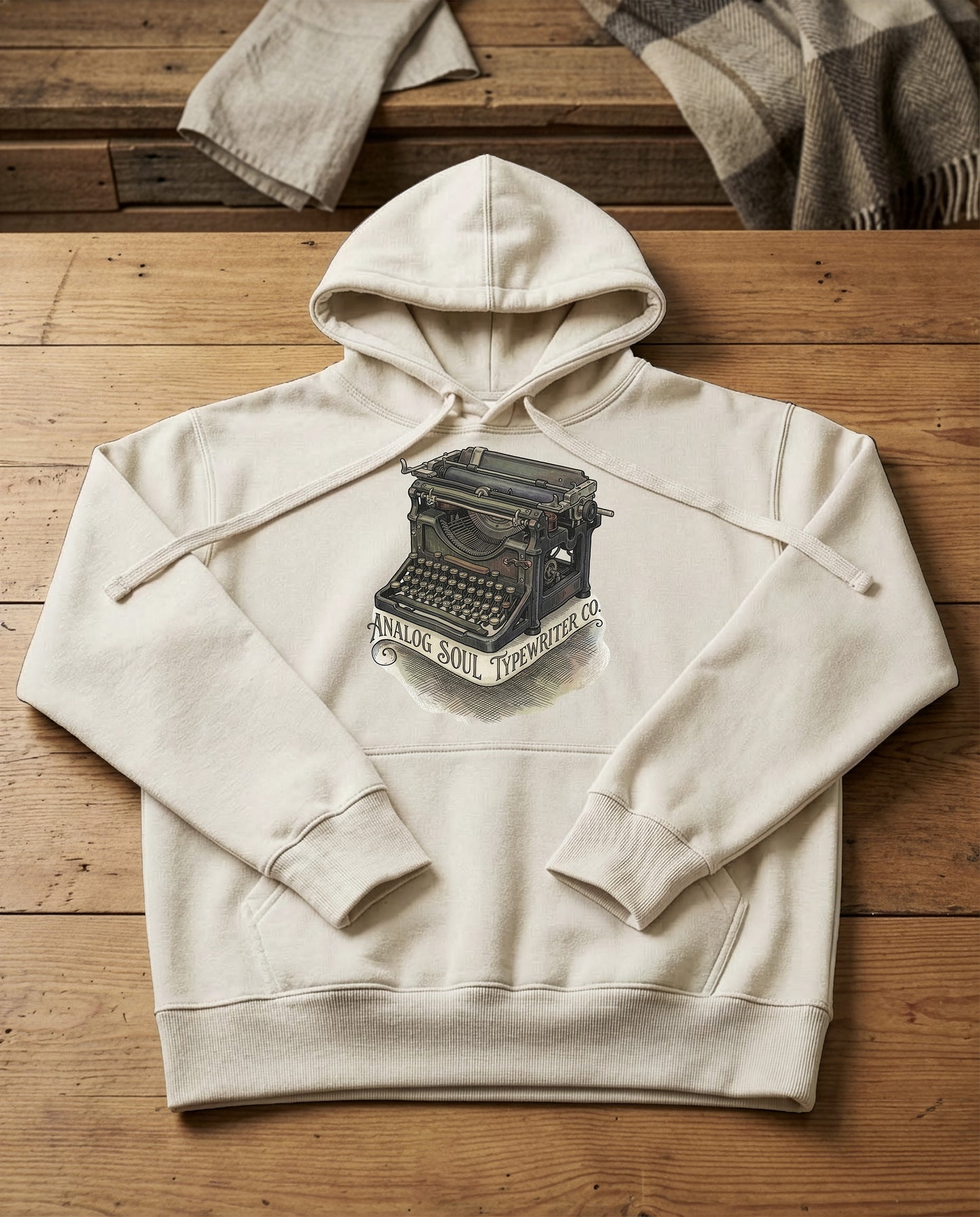 Typewriter | Structured Hoodie - bone.jpg