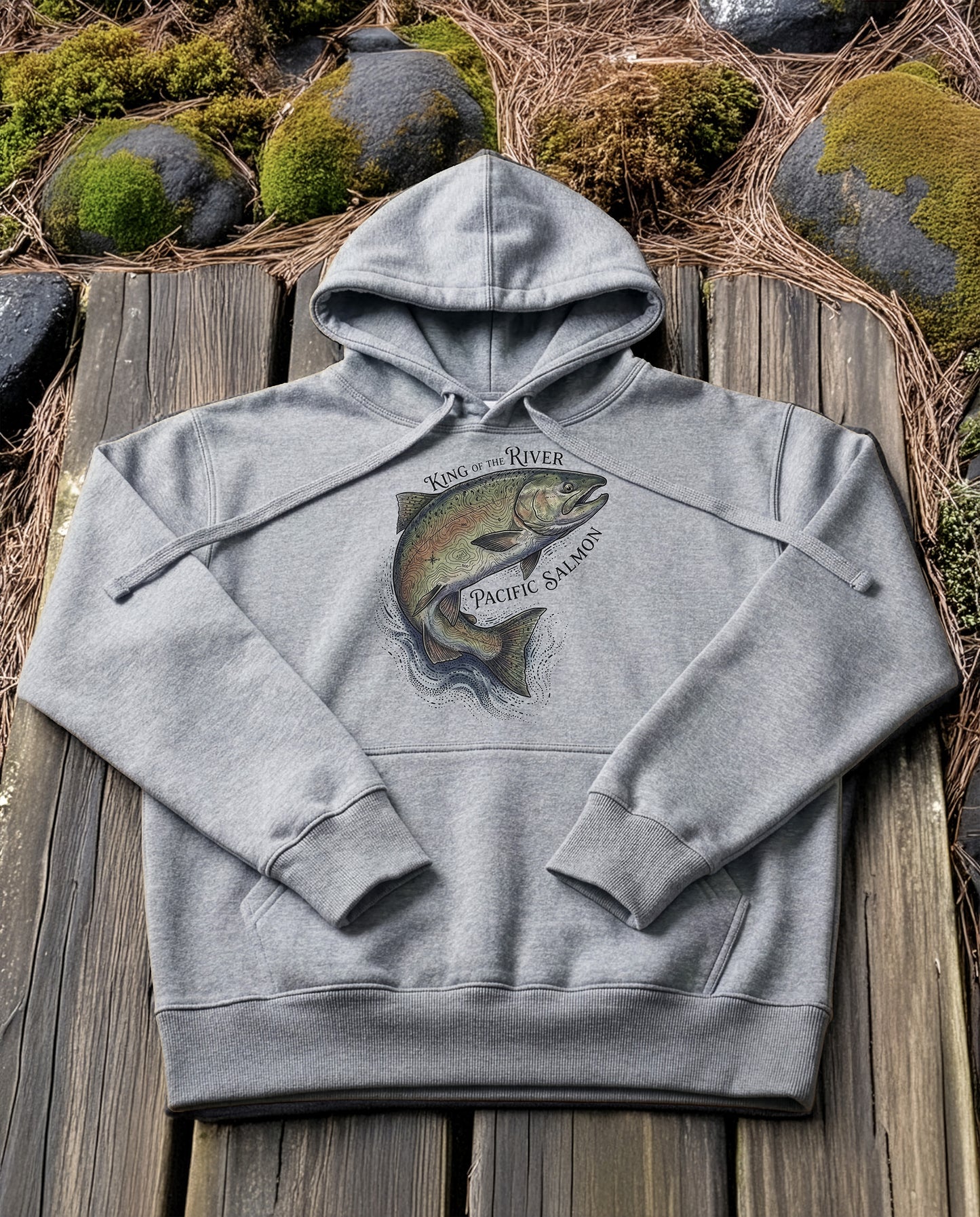The King | Structured Hoodie - grey-heather.jpg