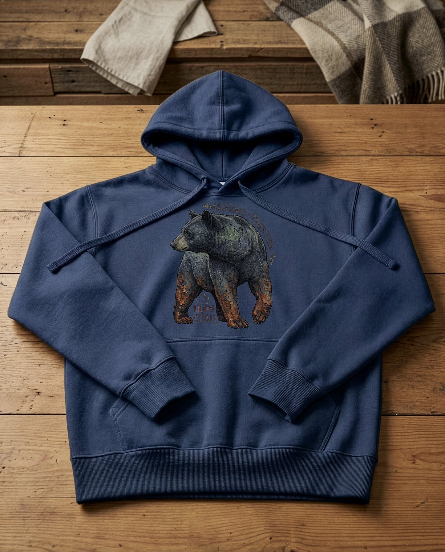 Iron Soul | Structured Hoodie - navy.jpg