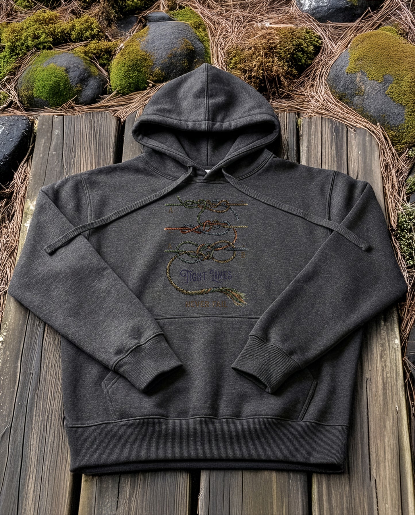The Knot | Structured Hoodie - charcoal-heather.jpg