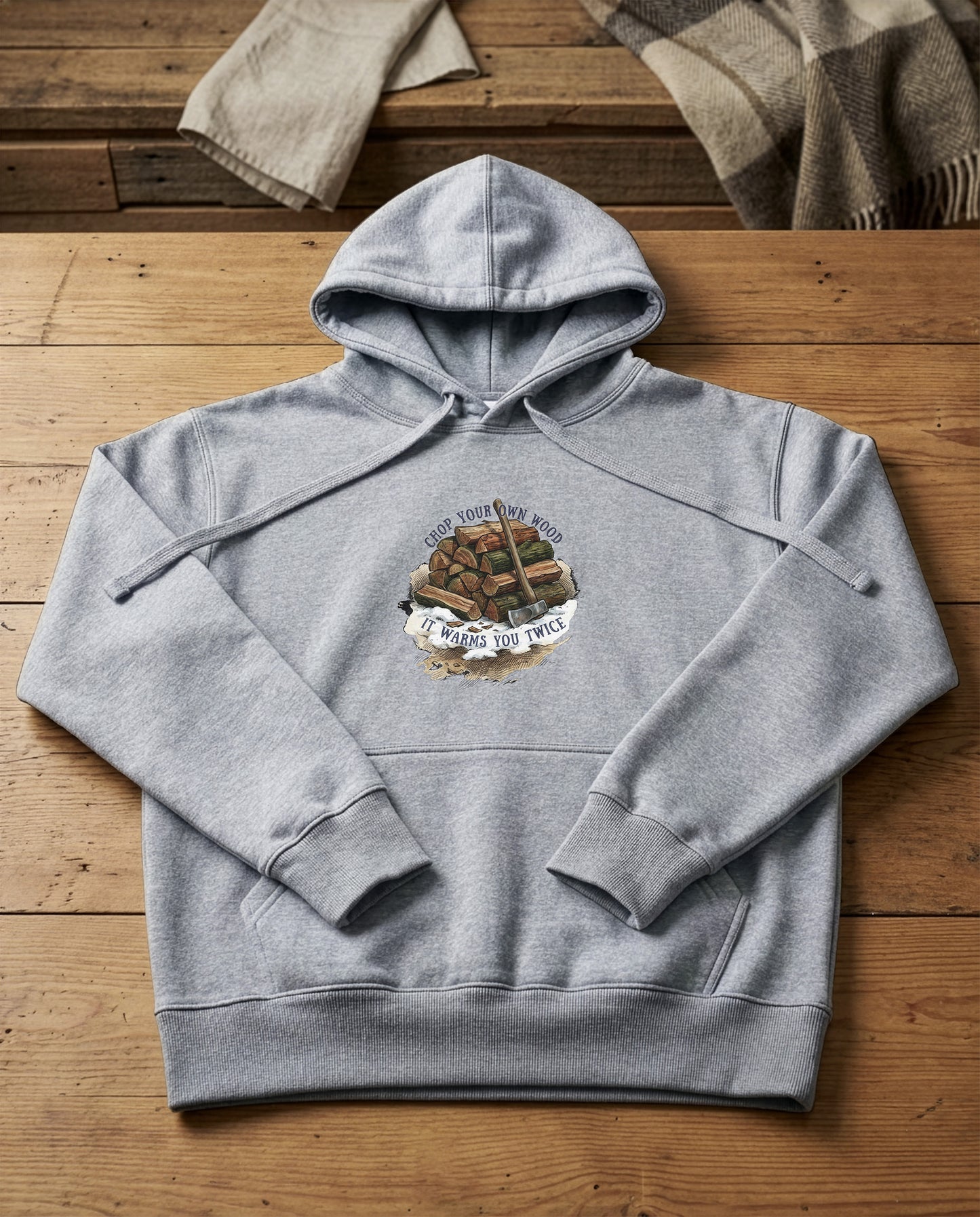 Woodpile | Structured Hoodie - grey-heather.jpg