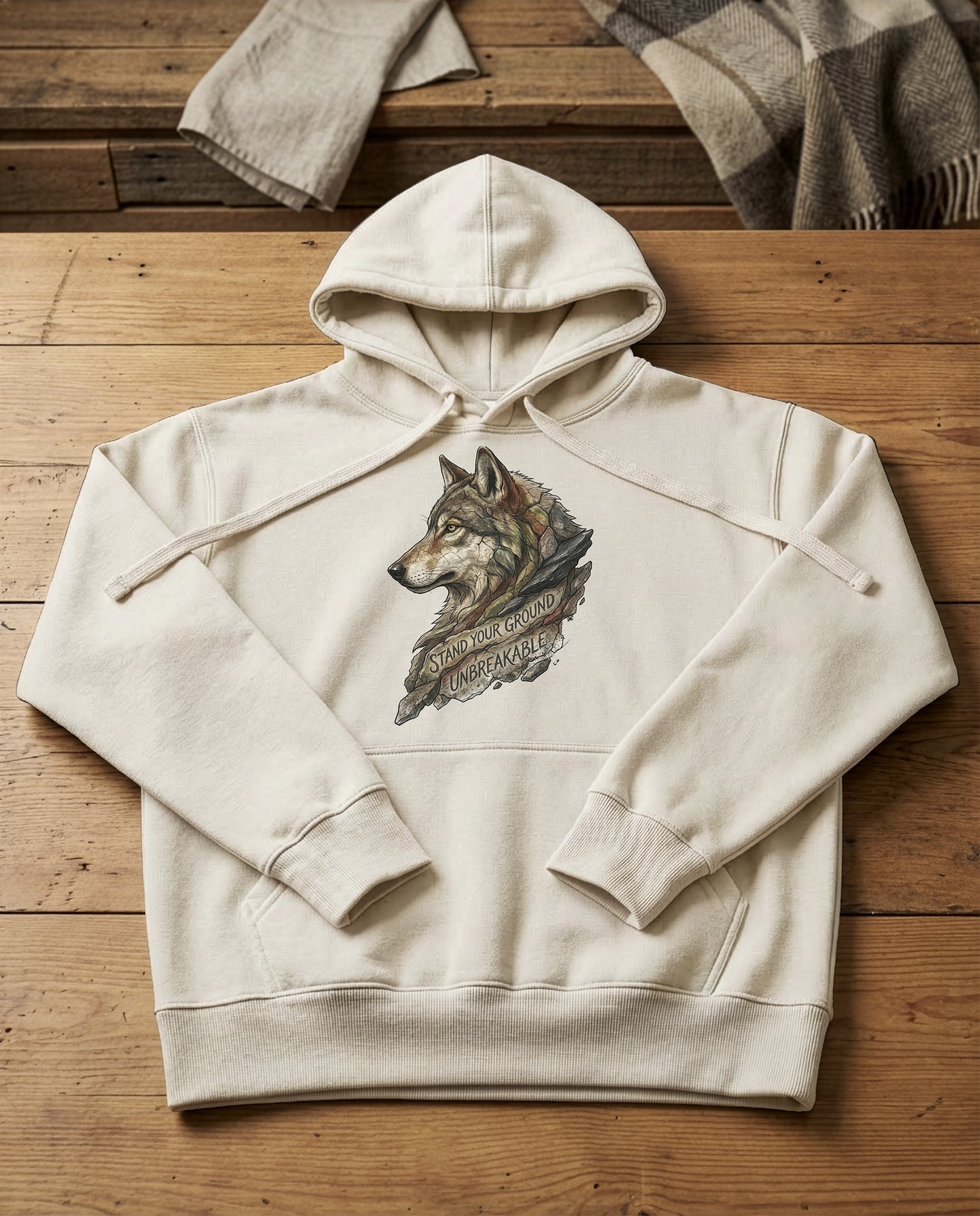 Stone Wolf | Structured Hoodie - bone.jpg