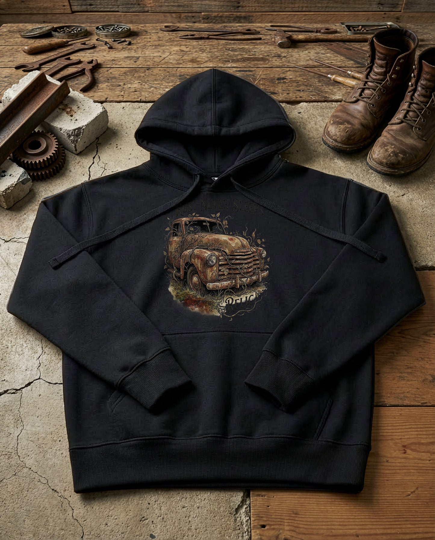 Ghost Rig | Structured Hoodie - black.jpg