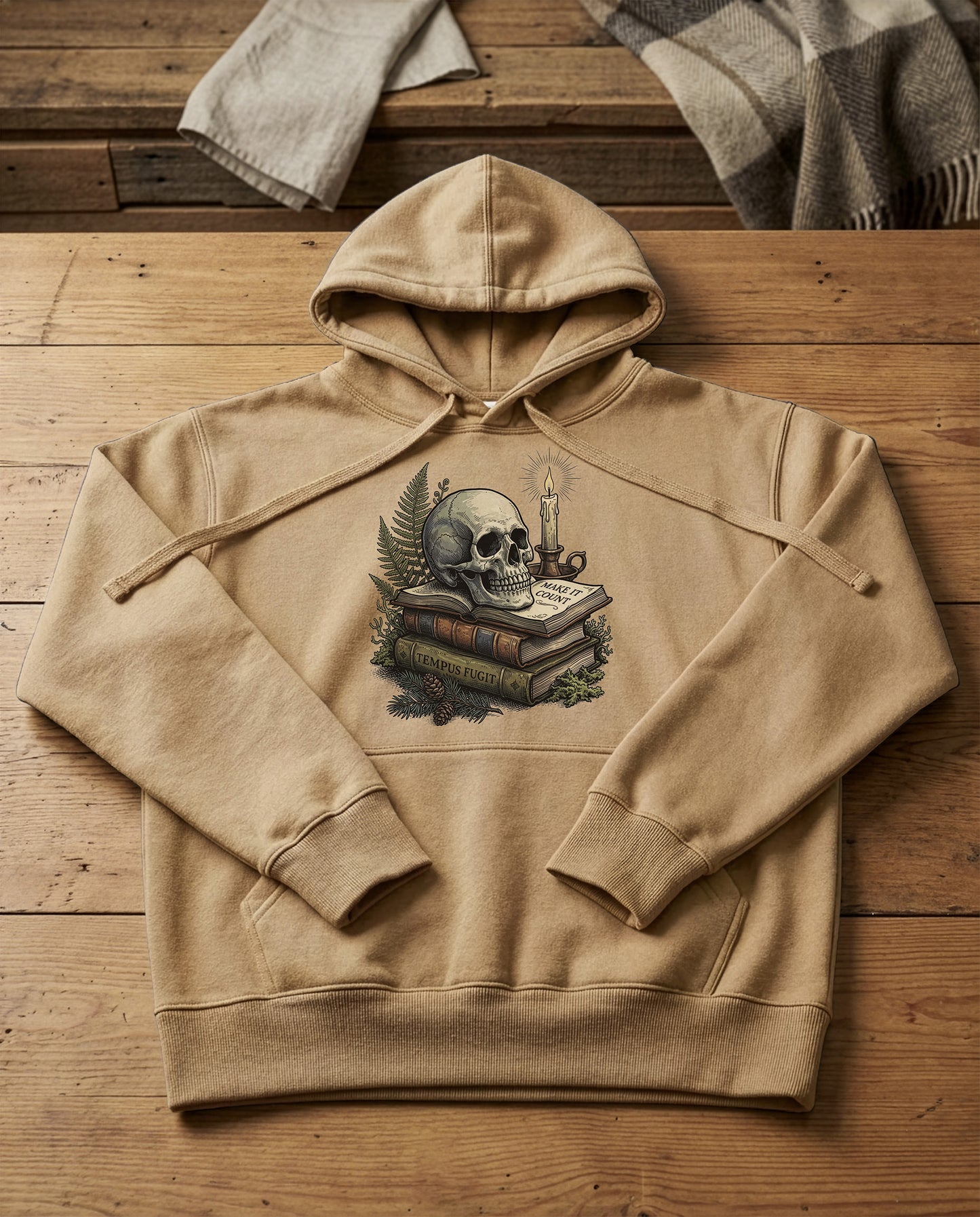 The Skull | Structured Hoodie - sandstone.jpg
