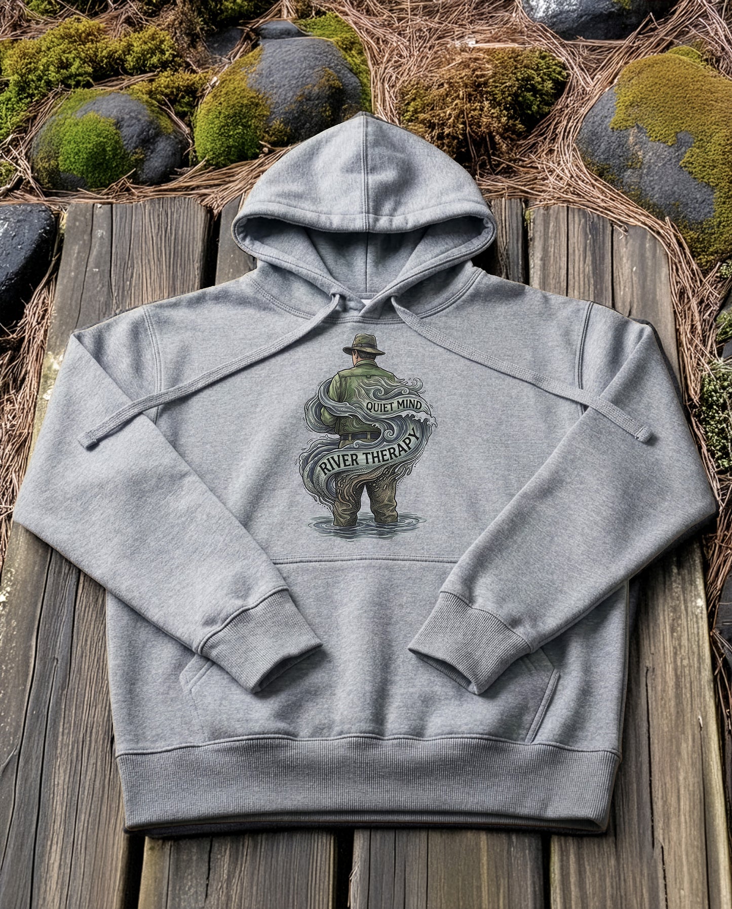 River Soul | Structured Hoodie - grey-heather.jpg