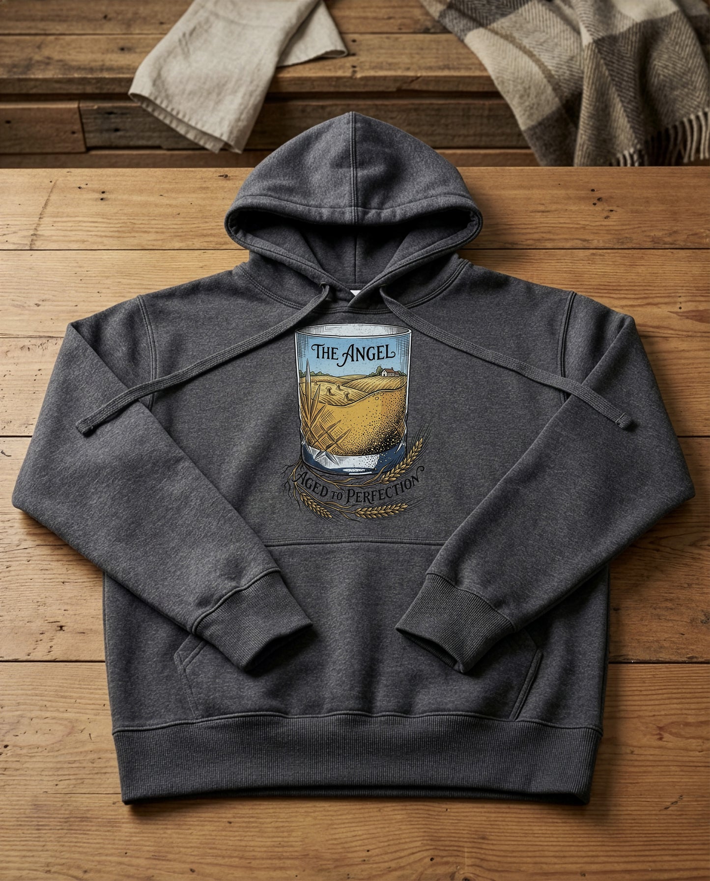 Angel's Share | Structured Hoodie - charcoal-heather.jpg