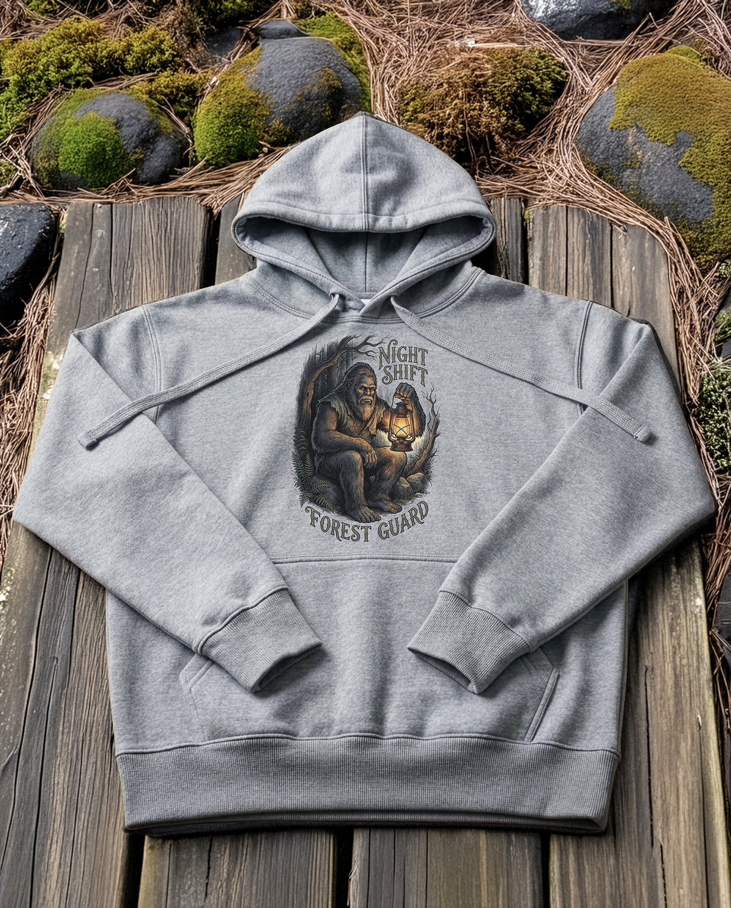 Night Watchman | Structured Hoodie - grey-heather.jpg