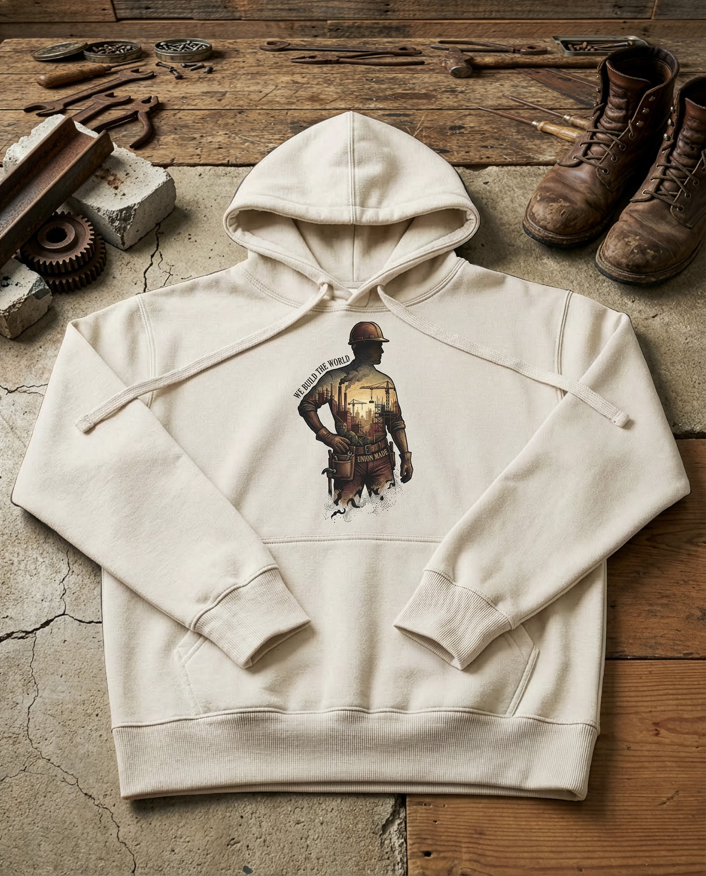 The Builder | Structured Hoodie - bone.jpg