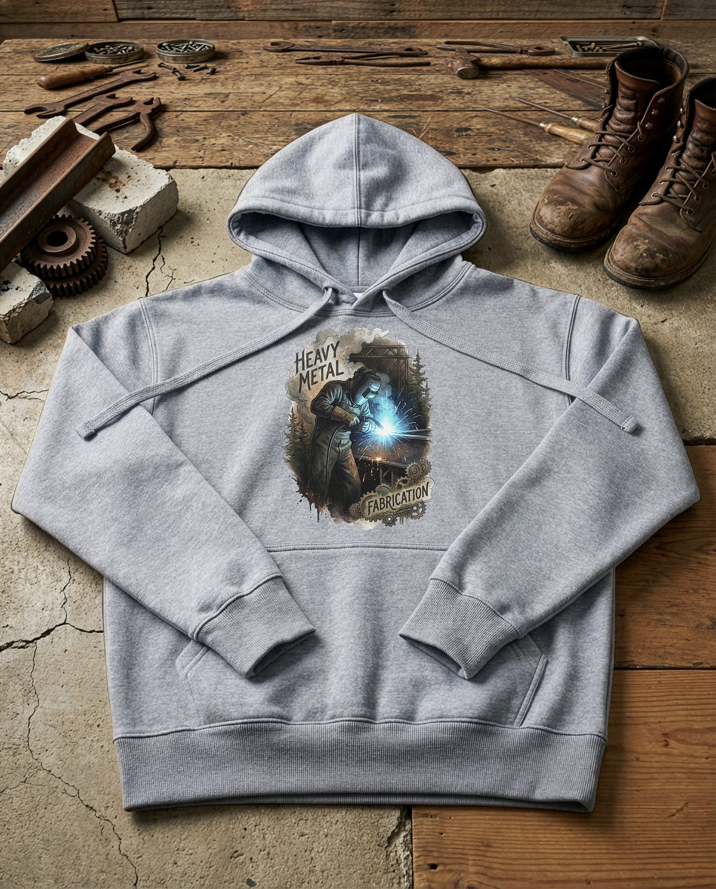 The Arc | Structured Hoodie - grey-heather.jpg