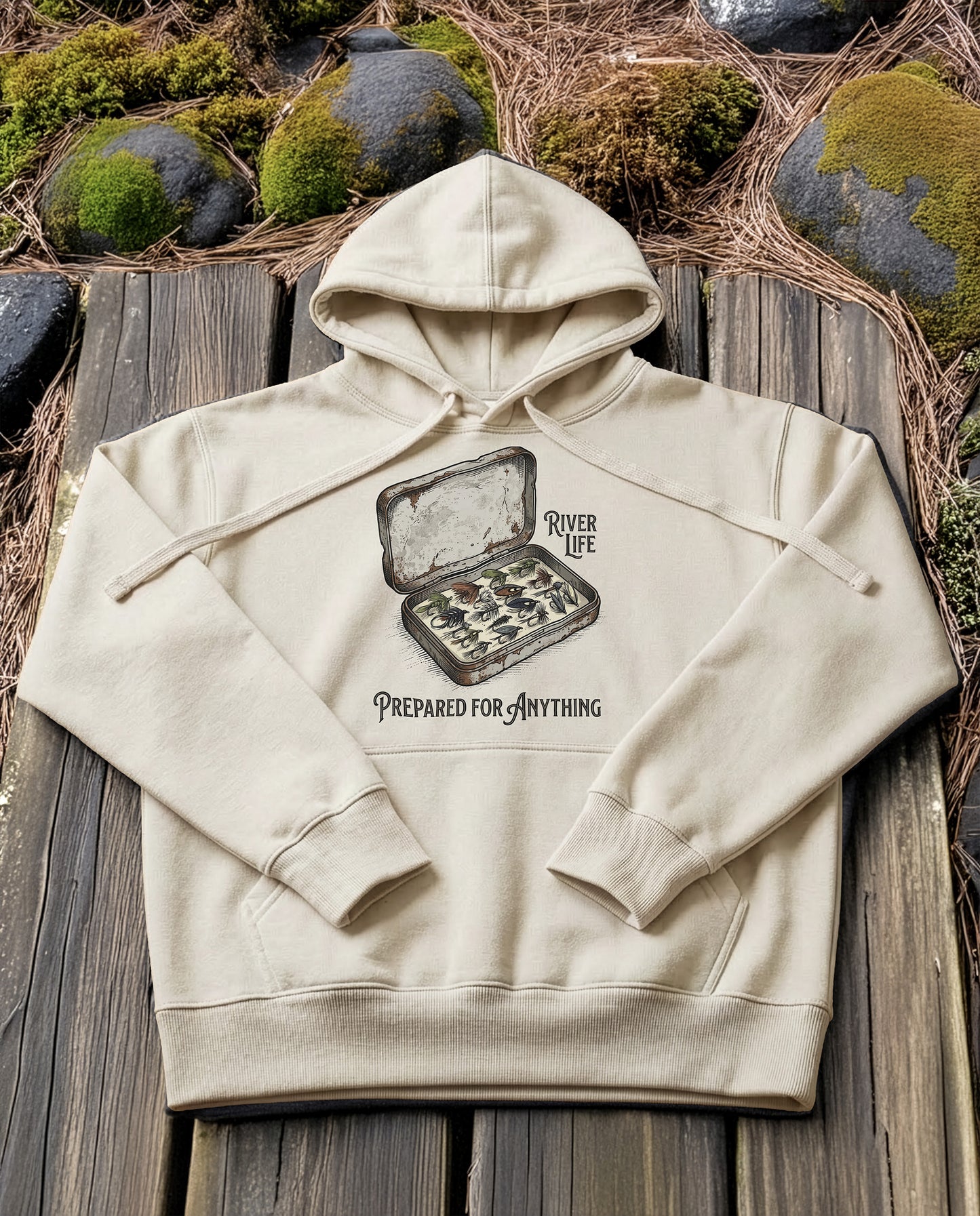The Fly Box | Structured Hoodie - bone.jpg