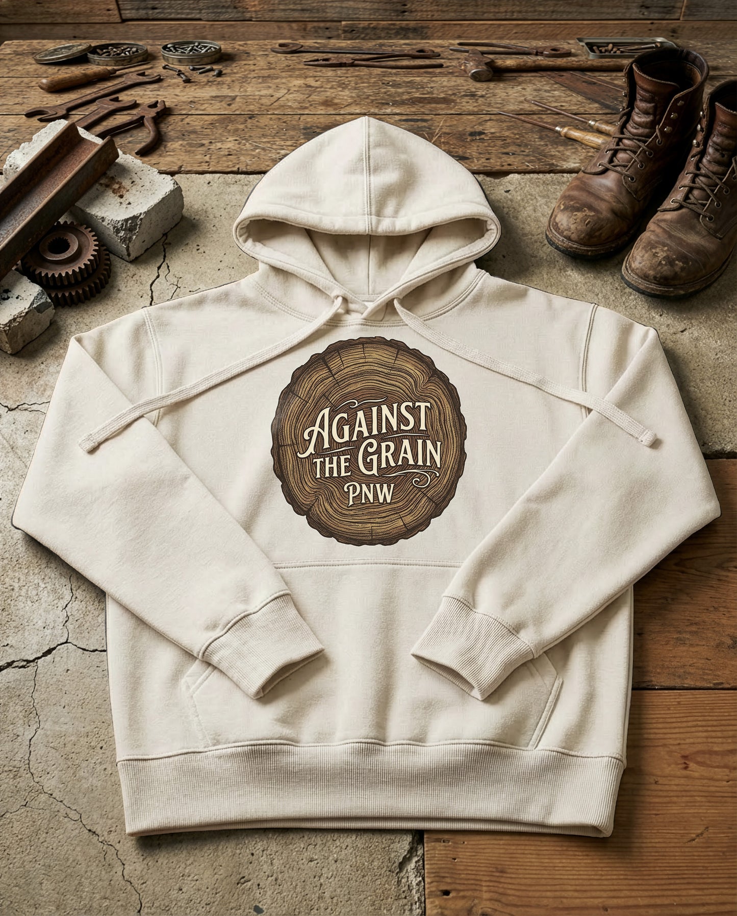 Old Block | Structured Hoodie - bone.jpg