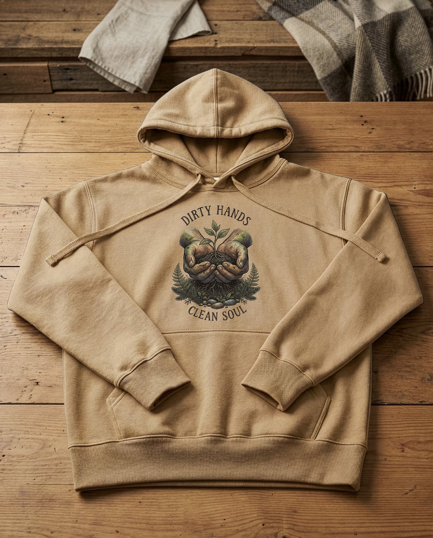 Green Thumb | Structured Hoodie - sandstone.jpg