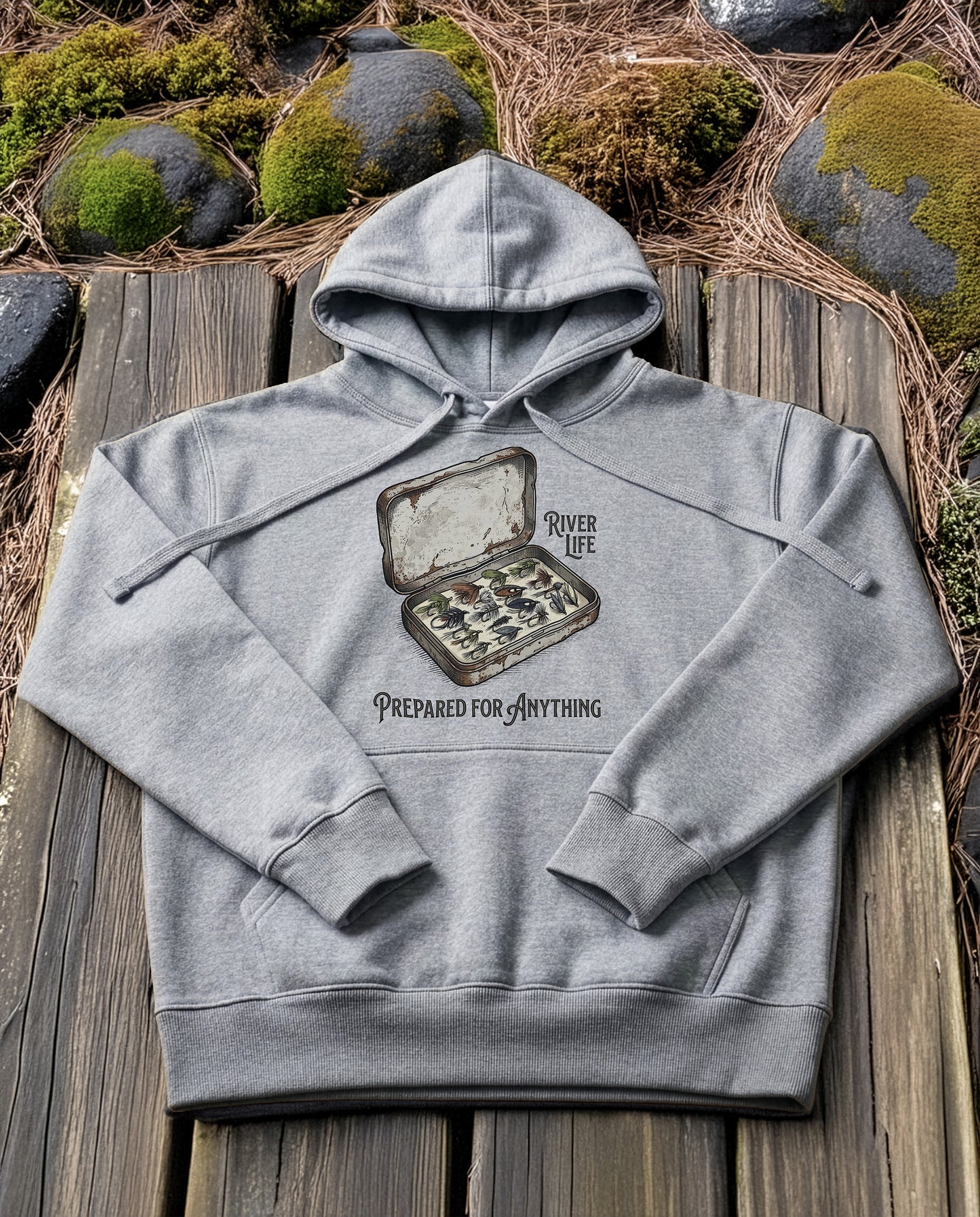 The Fly Box | Structured Hoodie - grey-heather.jpg