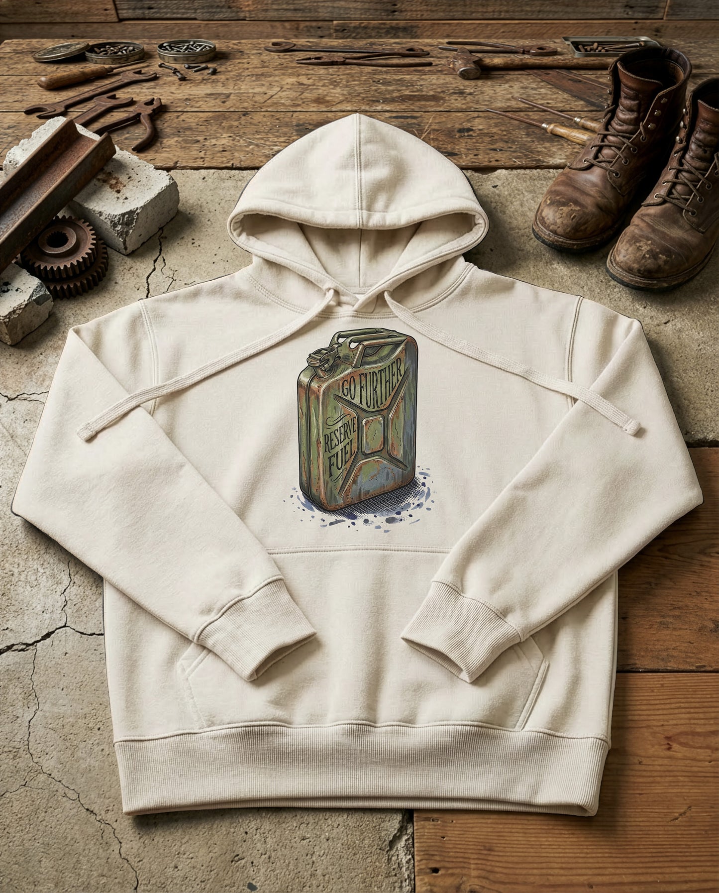 Jerry Can | Structured Hoodie - bone.jpg