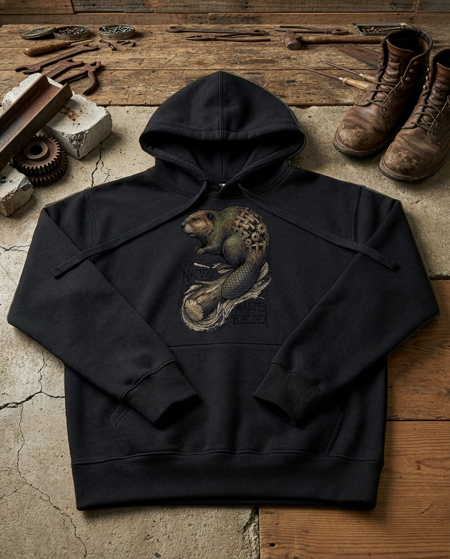 The Architect | Structured Hoodie - black.jpg