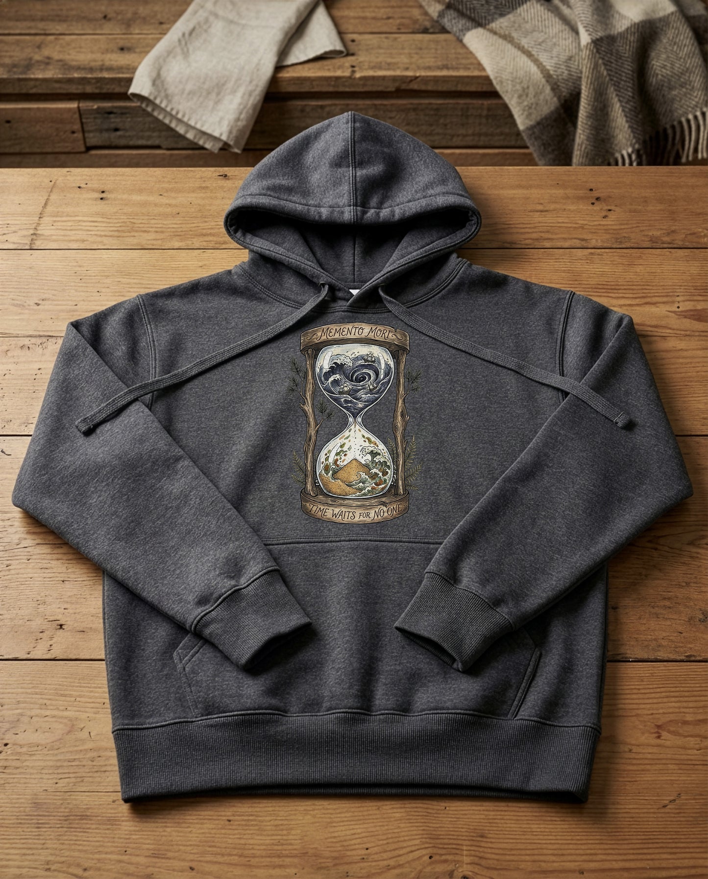 Sands of Time | Structured Hoodie - charcoal-heather.jpg