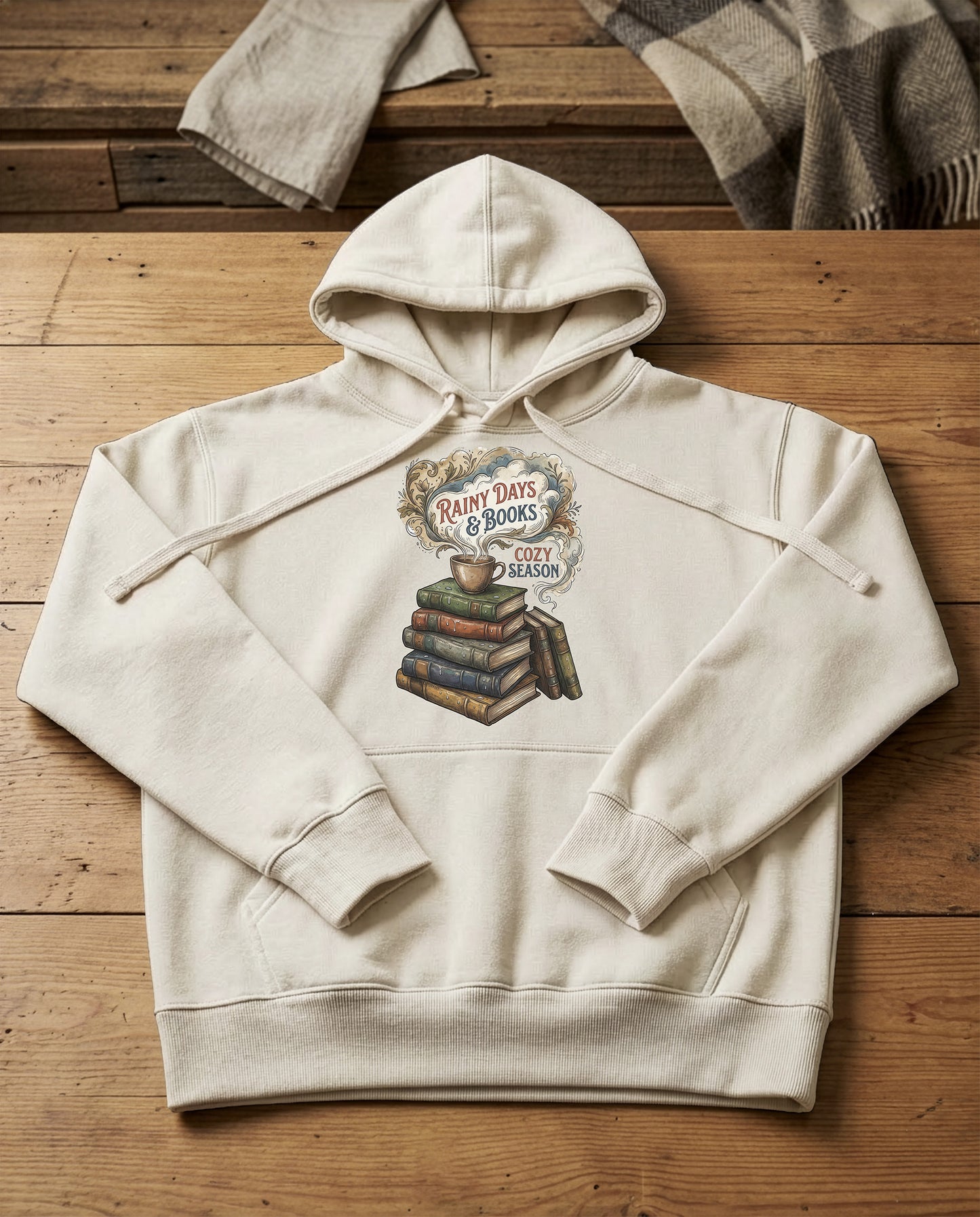 Rainy Read | Structured Hoodie - bone.jpg