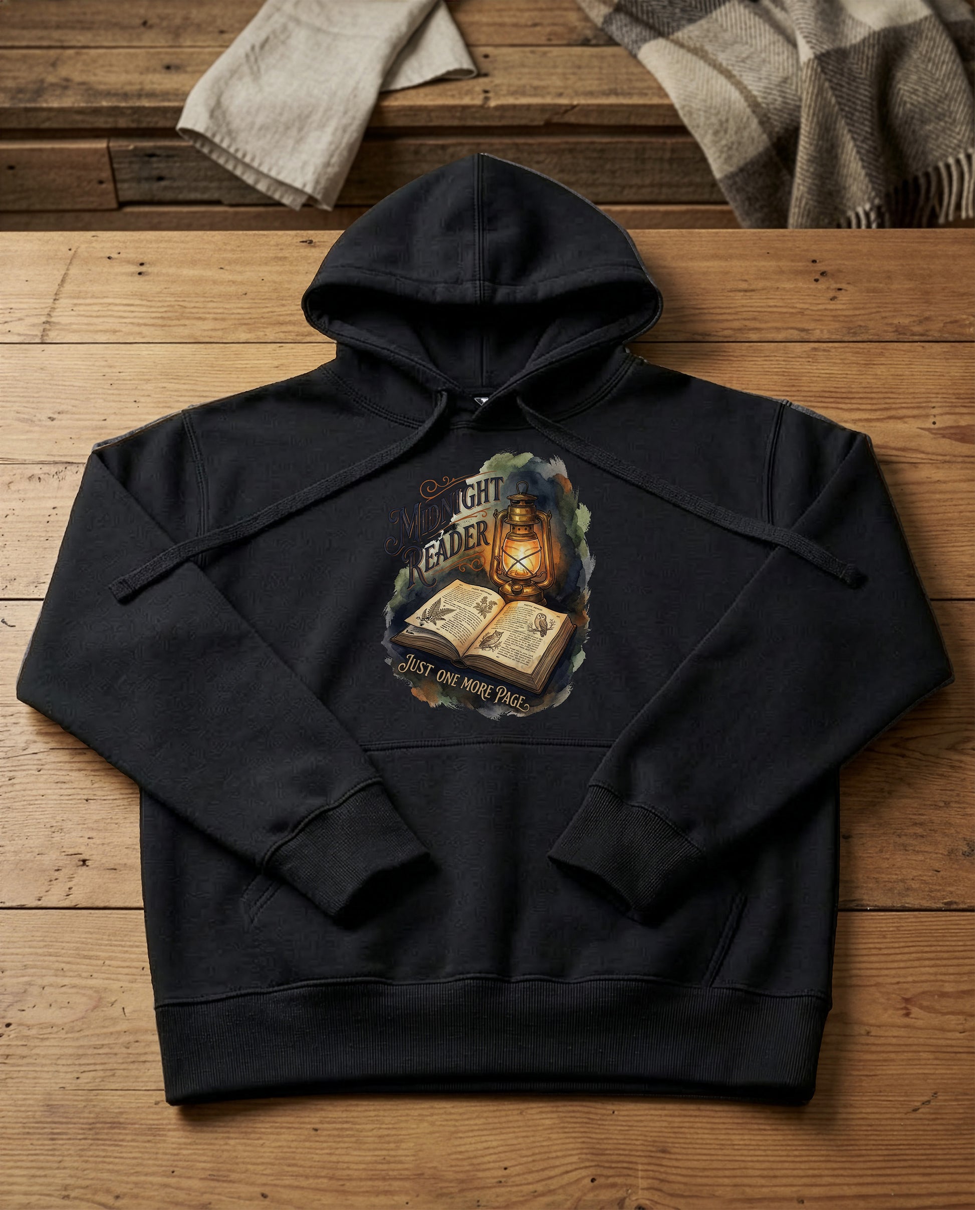 Midnight Oil | Structured Hoodie - black.jpg