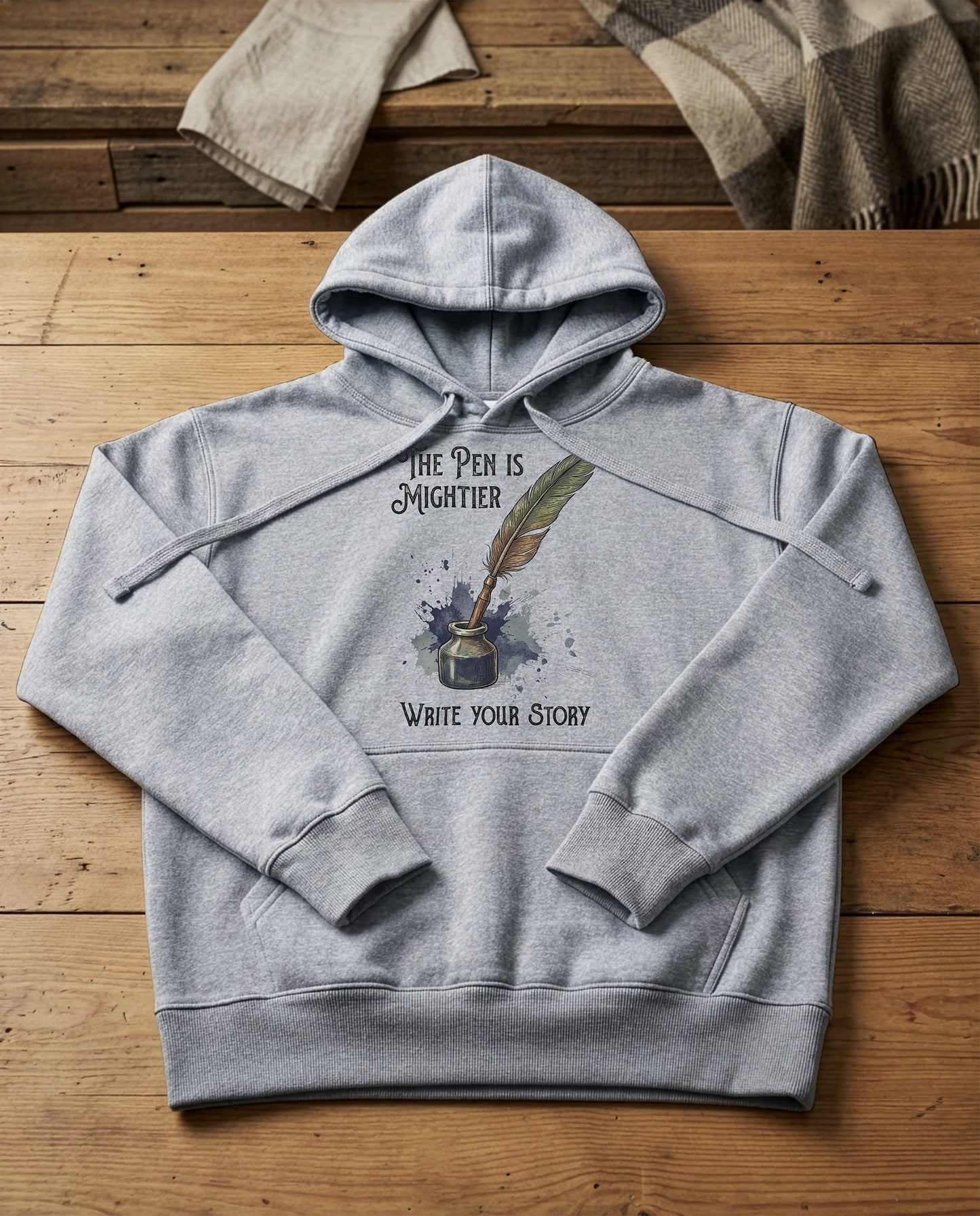 The Quill | Structured Hoodie - grey-heather.jpg