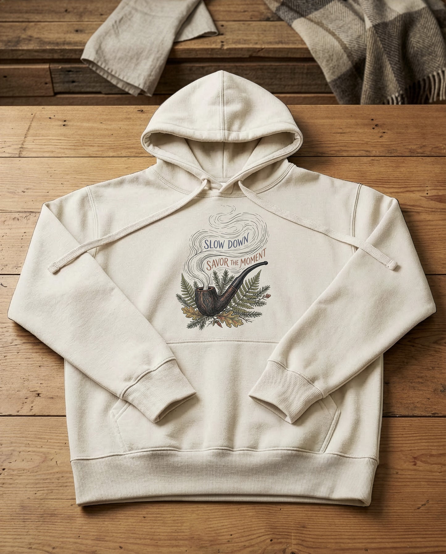 The Pipe | Structured Hoodie - bone.jpg