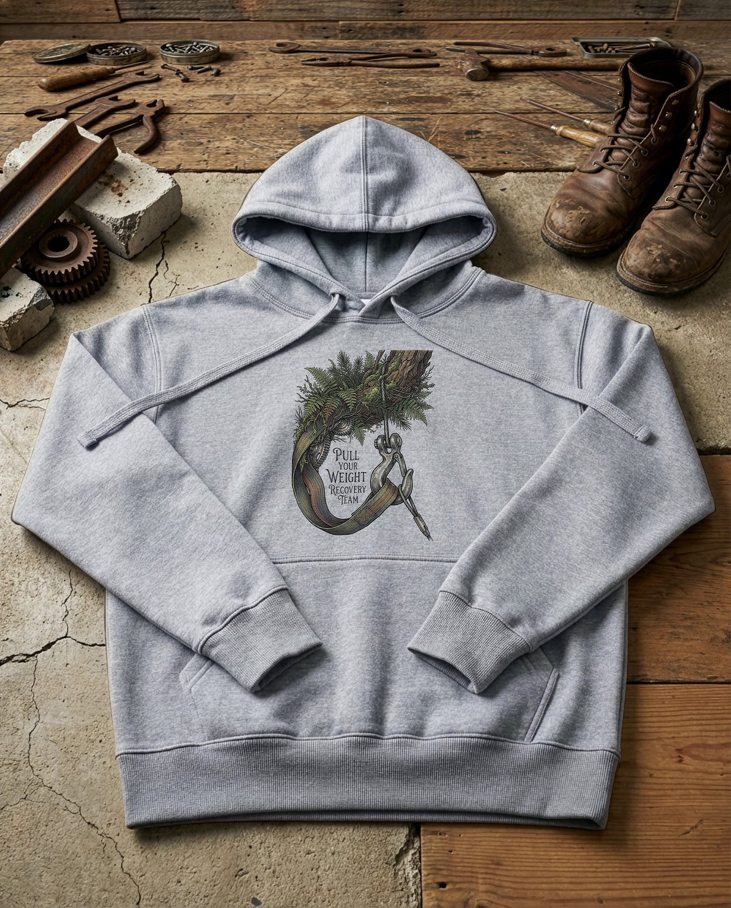 The Winch | Structured Hoodie - grey-heather.jpg