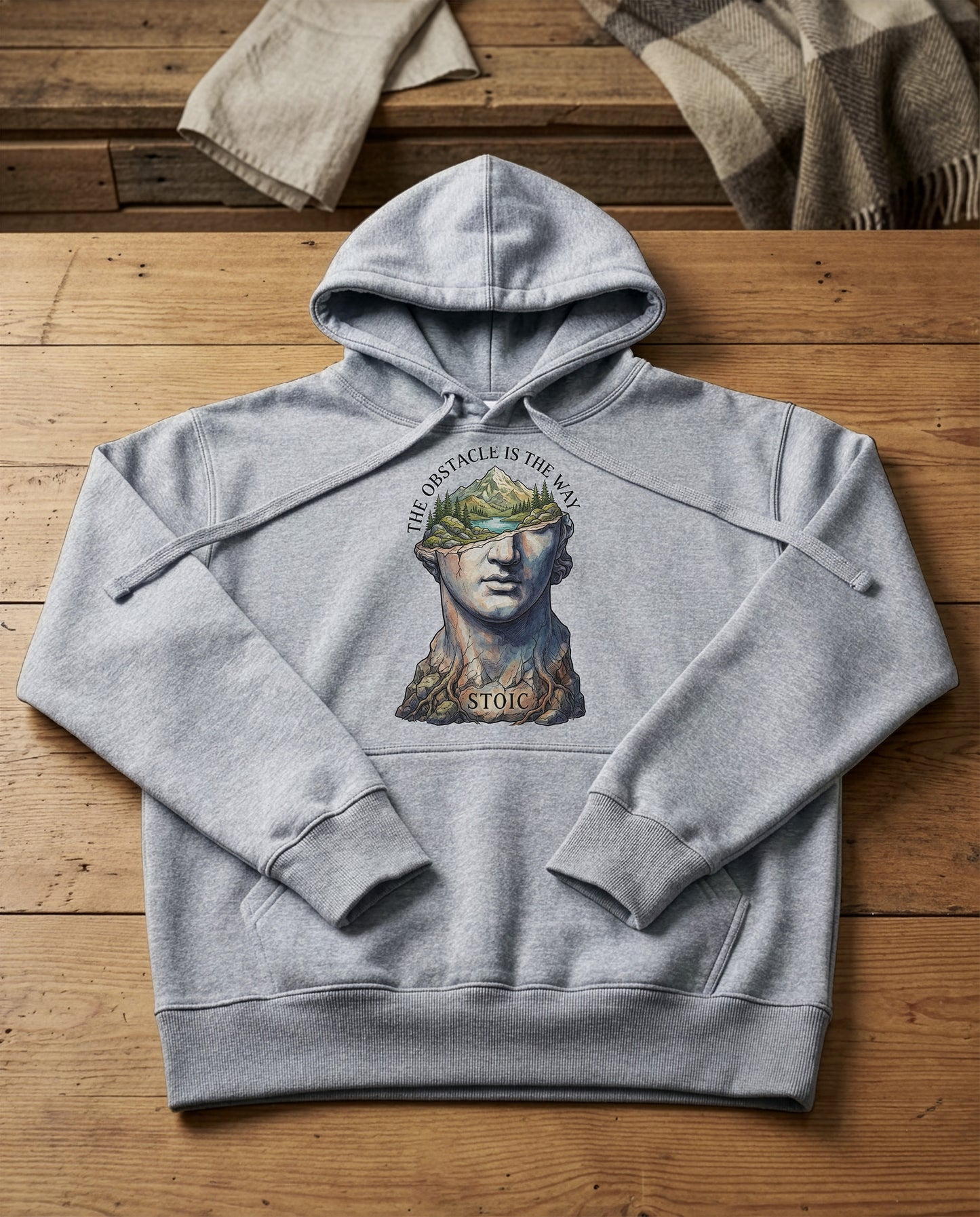Mountain Mind | Structured Hoodie - grey-heather.jpg