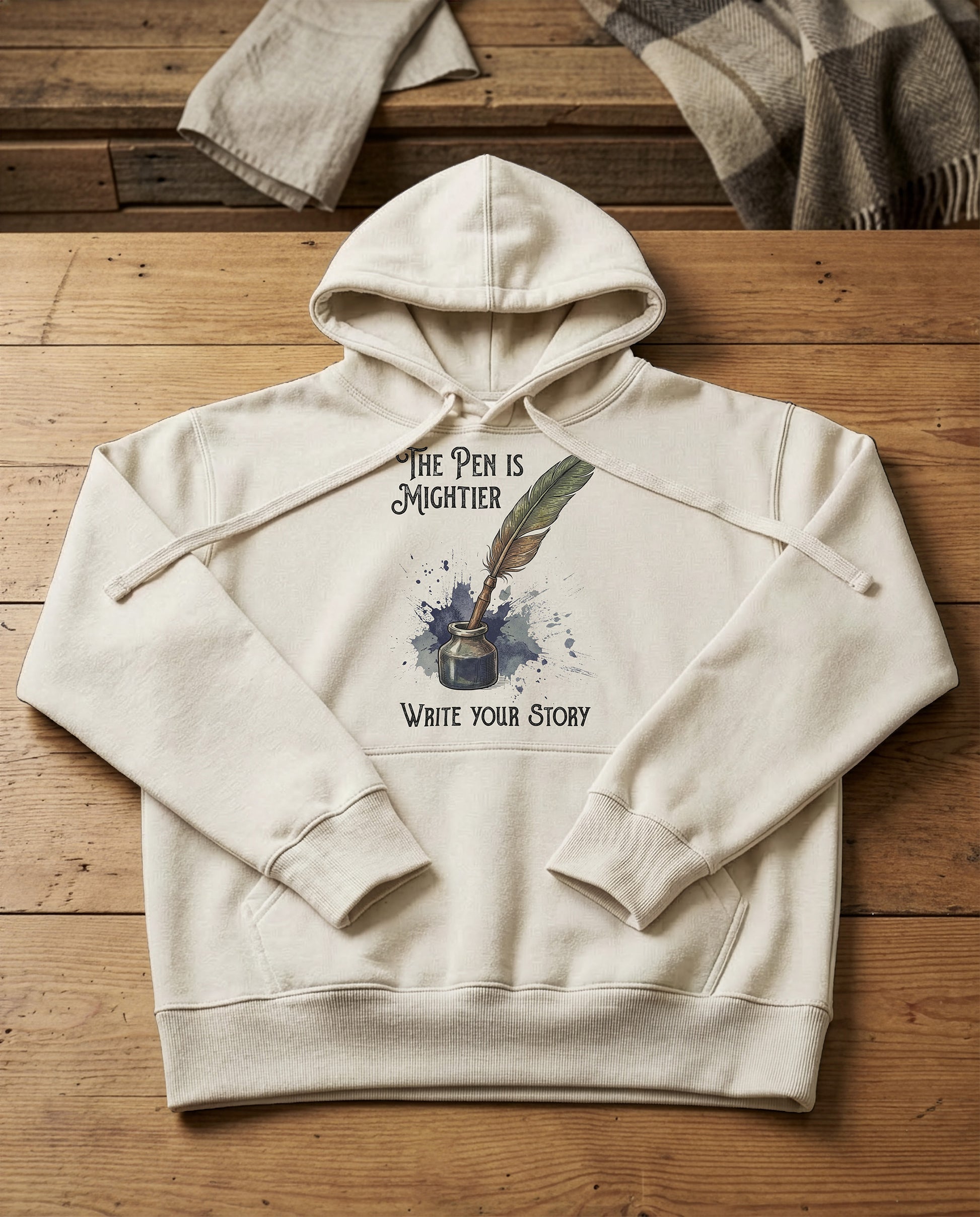 The Quill | Structured Hoodie - bone.jpg