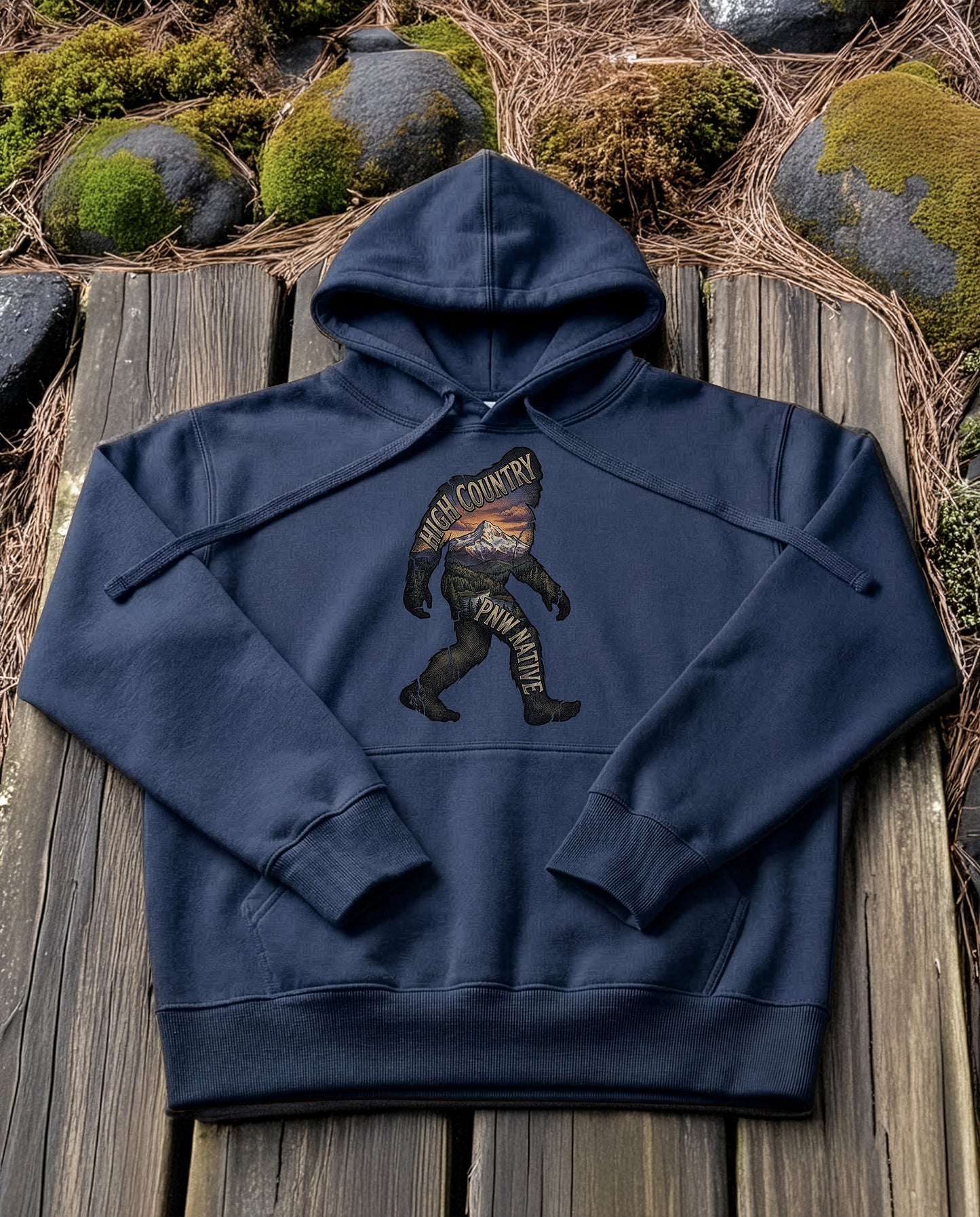 Mountain Spirit | Structured Hoodie - navy.jpg