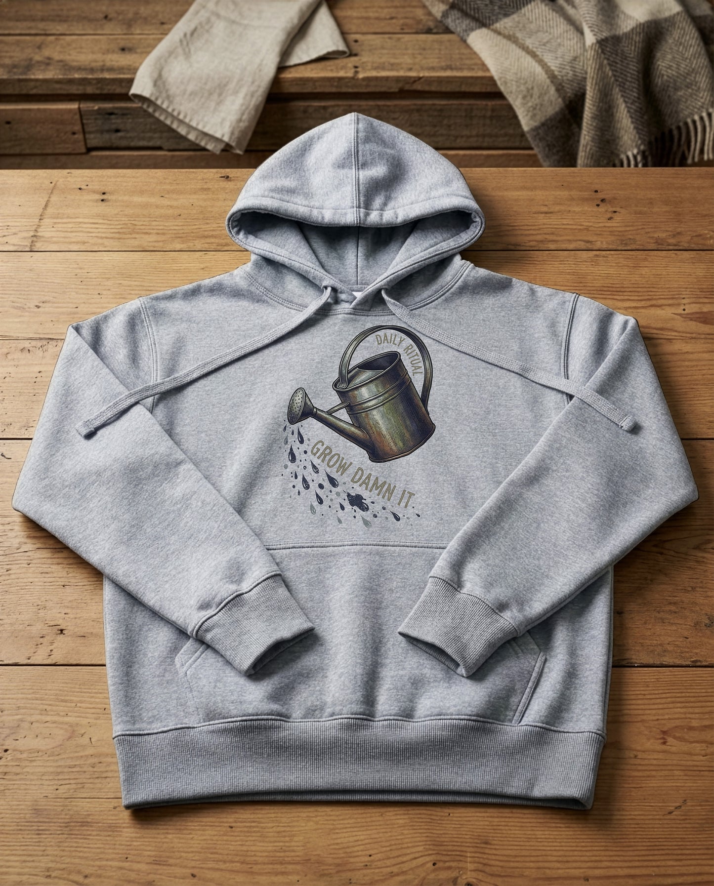 Watering Can | Structured Hoodie - grey-heather.jpg