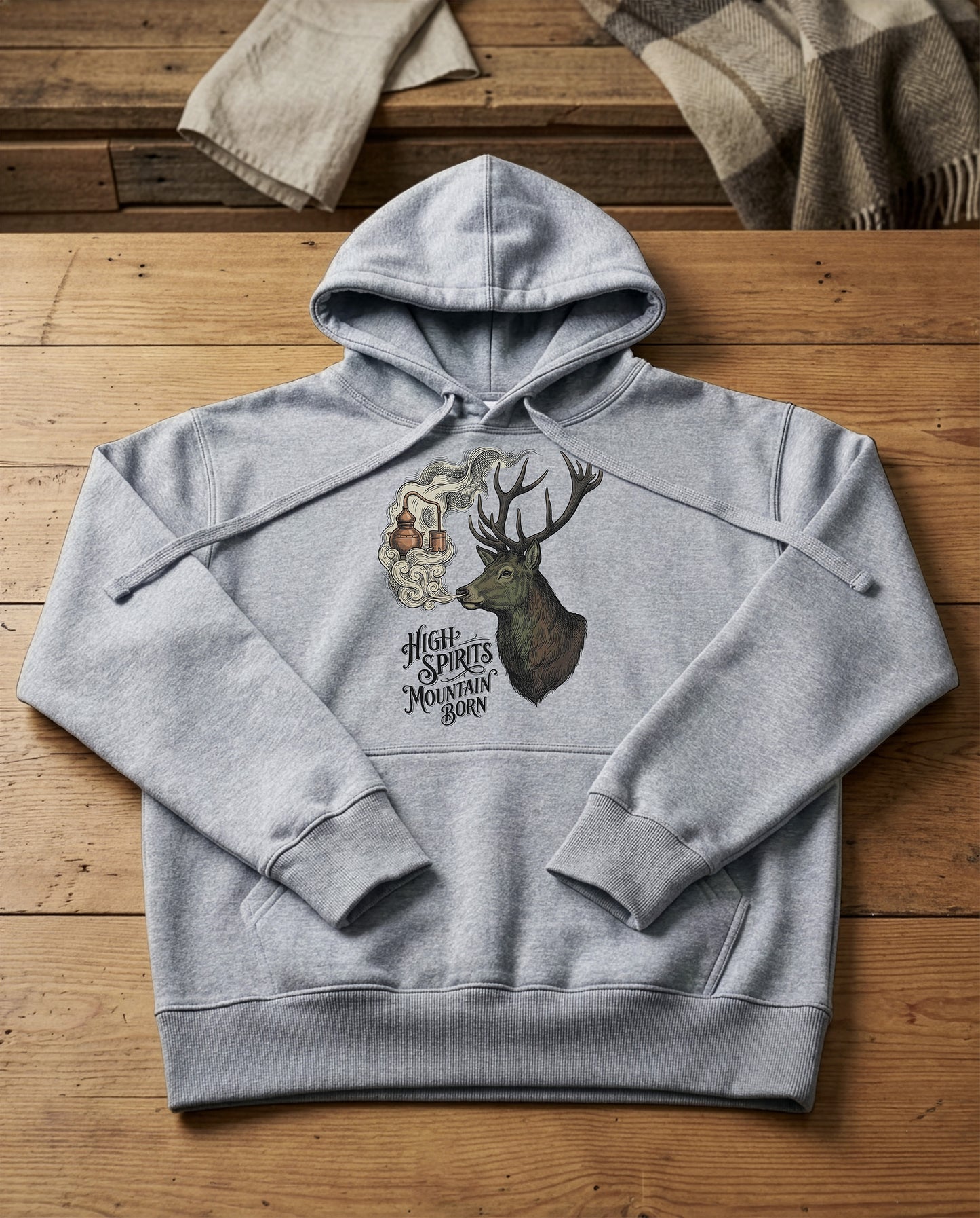 Stag's Breath | Structured Hoodie - grey-heather.jpg
