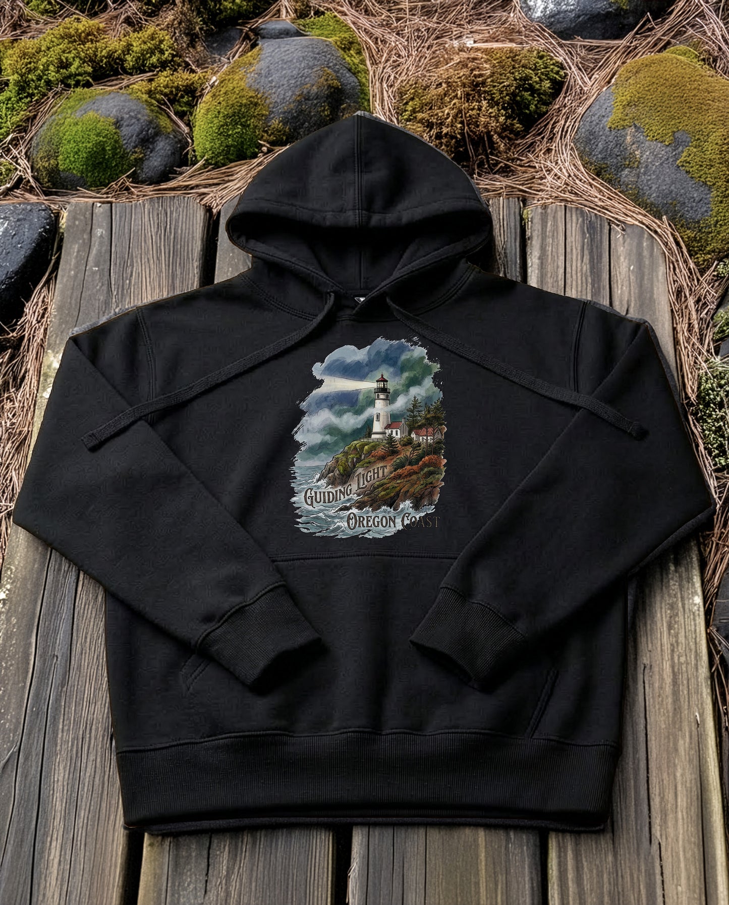 Guiding Light | Structured Hoodie - black.jpg