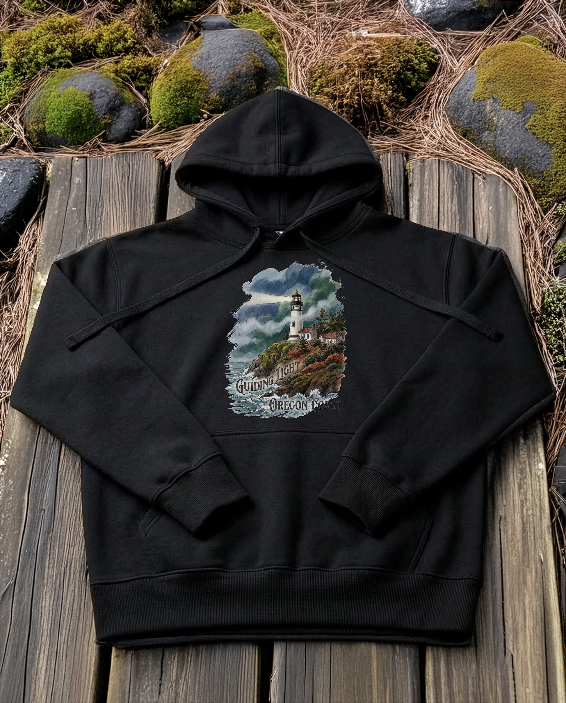 Guiding Light | Structured Hoodie - black.jpg