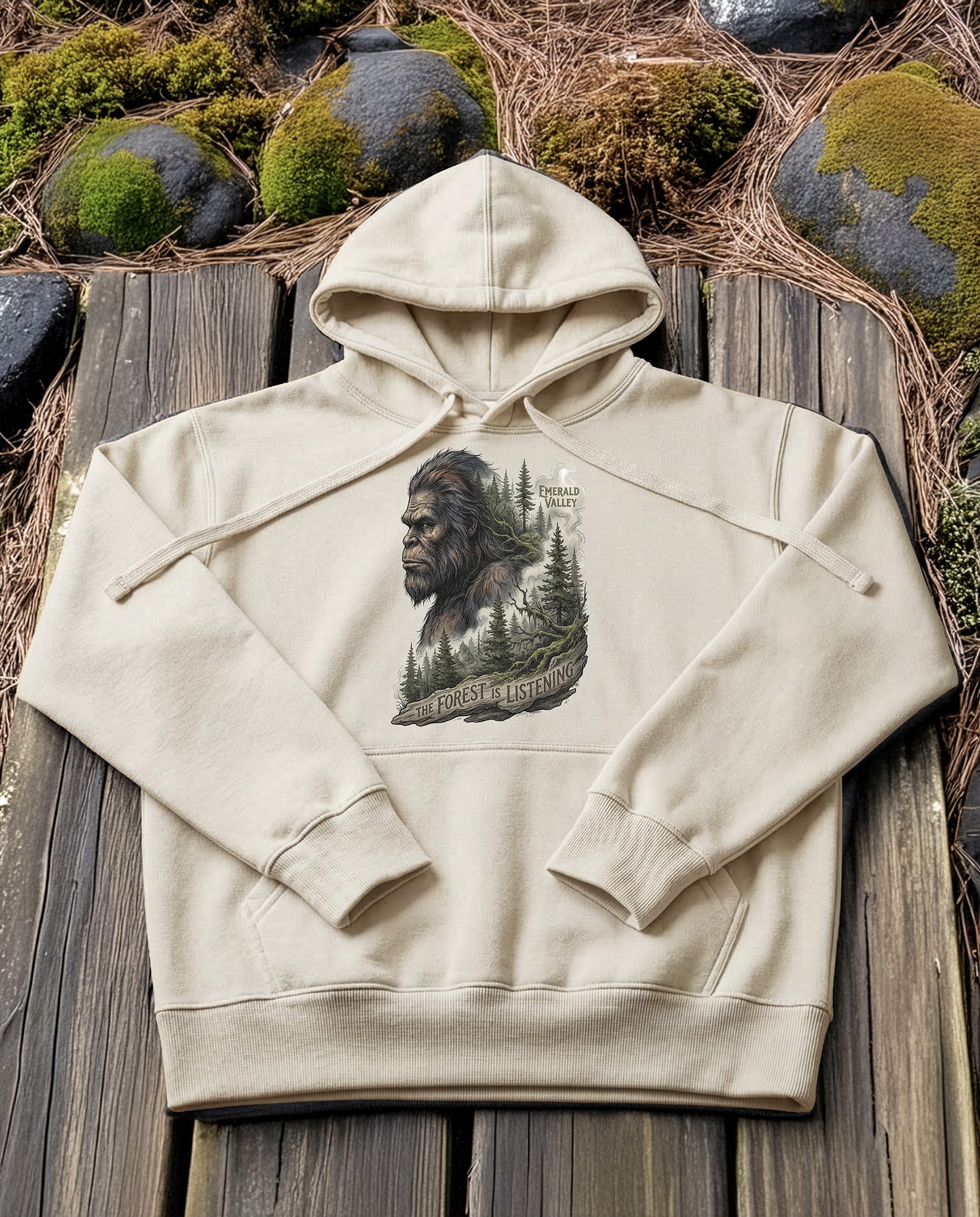 Forest Mind | Structured Hoodie - bone.jpg