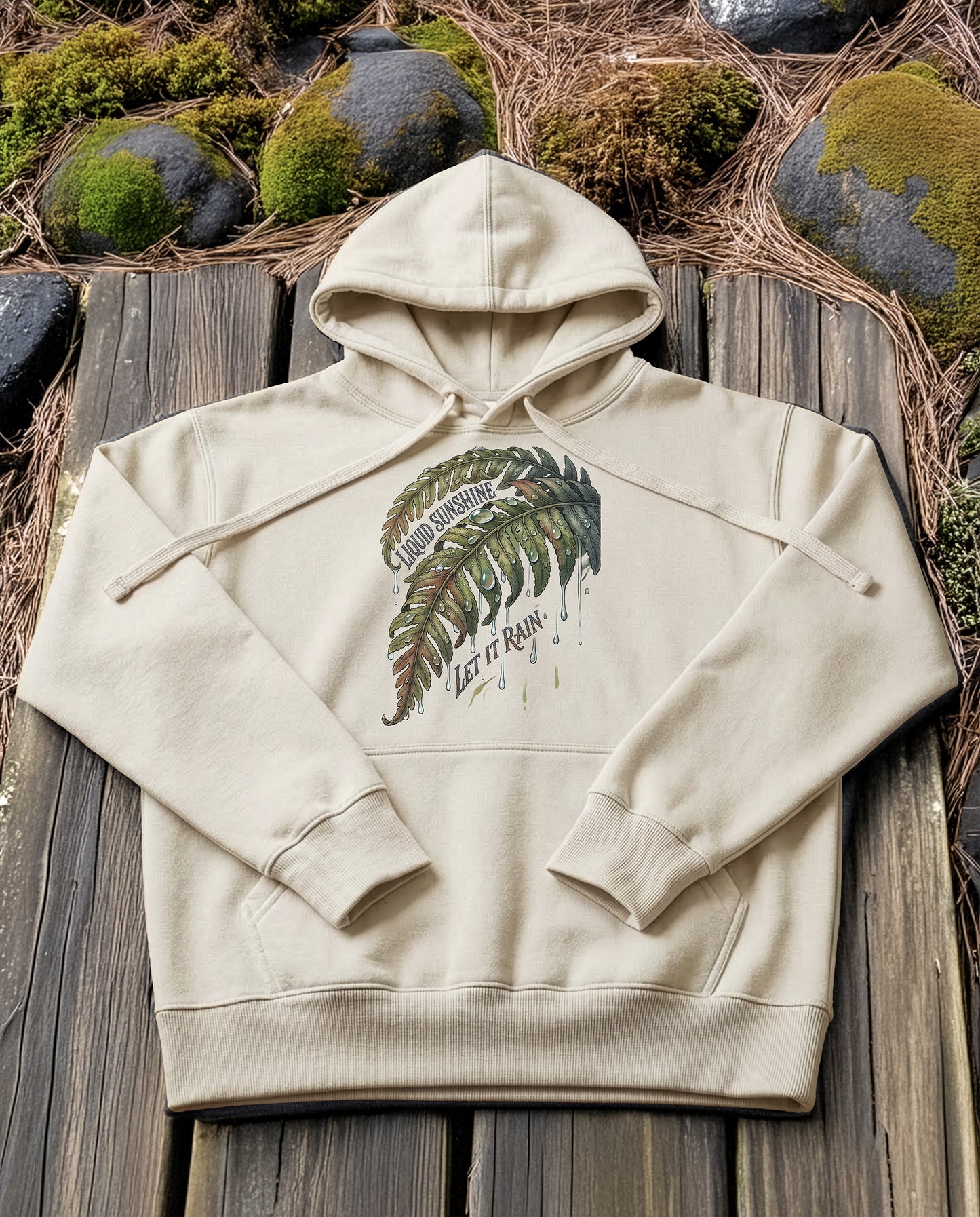 Liquid Sunshine | Structured Hoodie - bone.jpg