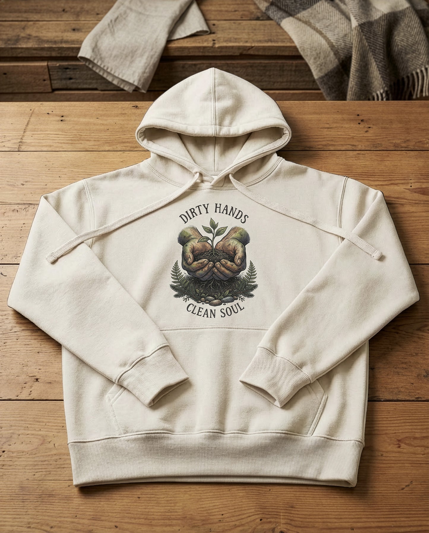 Green Thumb | Structured Hoodie - bone.jpg