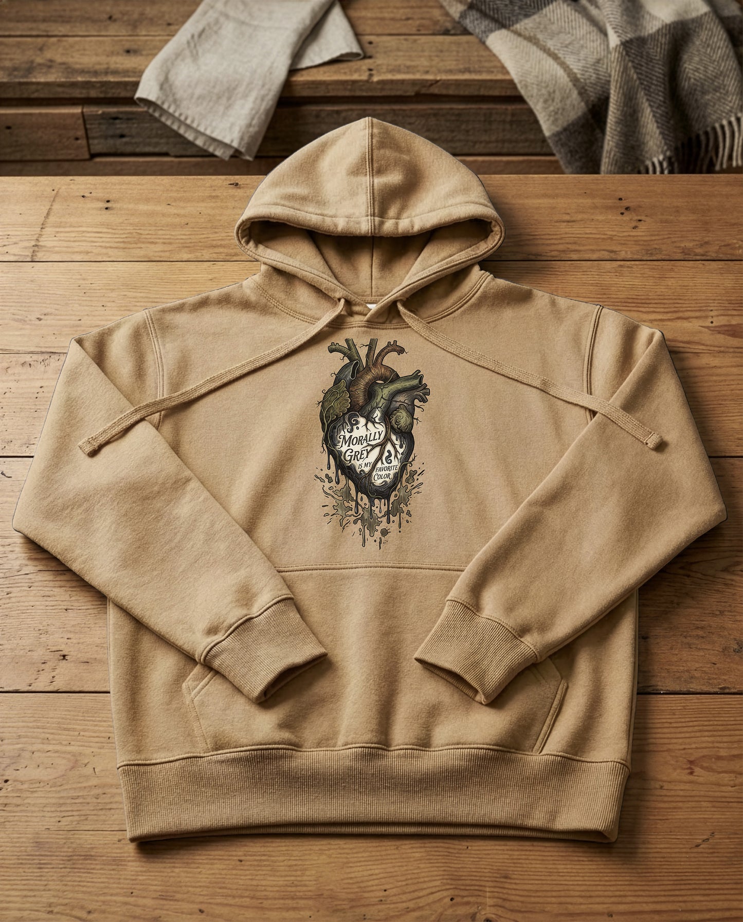 Morally Grey | Structured Hoodie - sandstone.jpg
