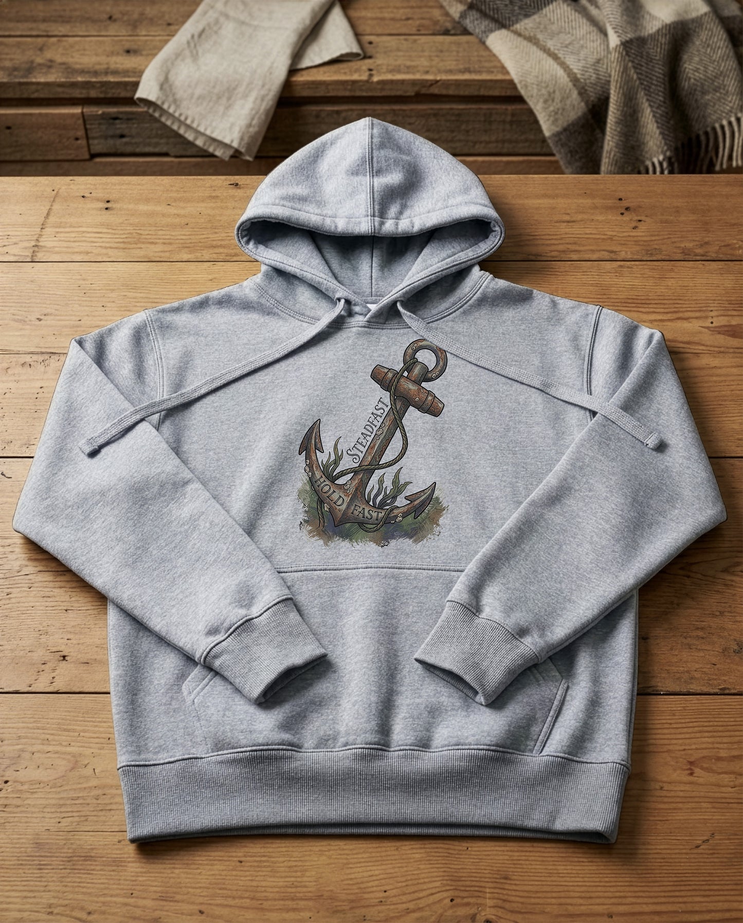 The Anchor | Structured Hoodie - grey-heather.jpg