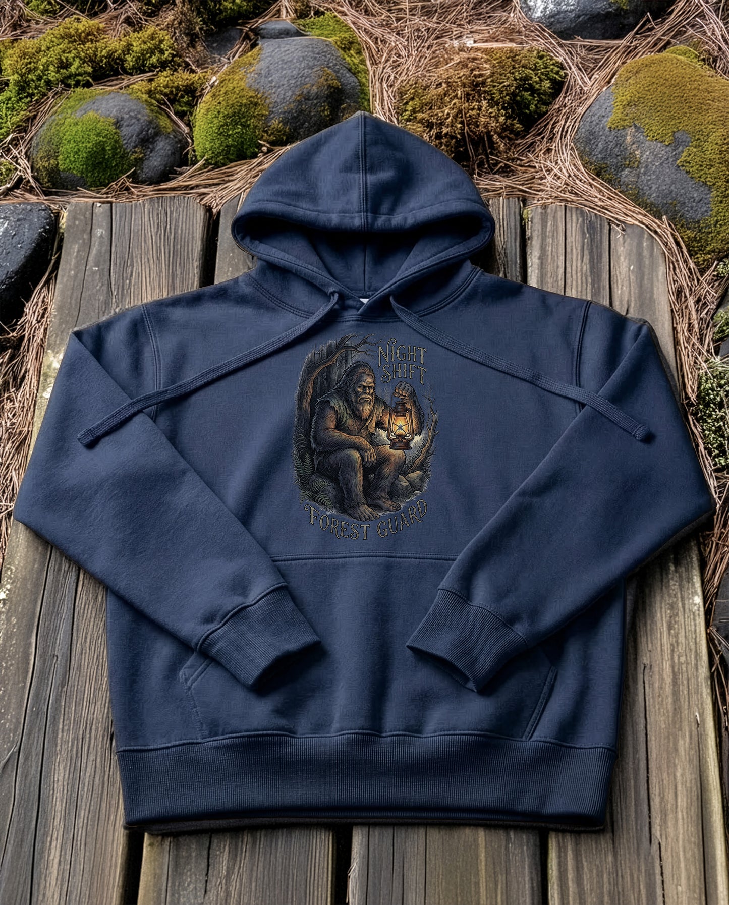 Night Watchman | Structured Hoodie - navy.jpg