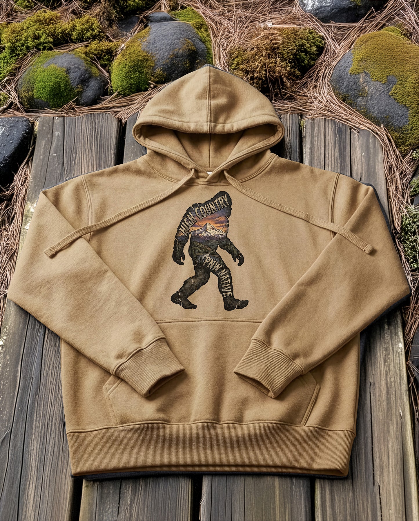 Mountain Spirit | Structured Hoodie - sandstone.jpg