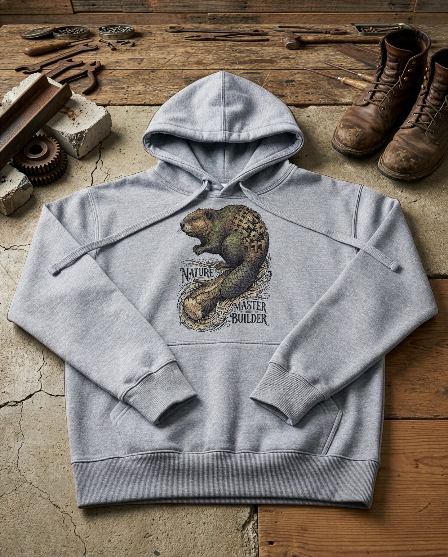 The Architect | Structured Hoodie - grey-heather.jpg