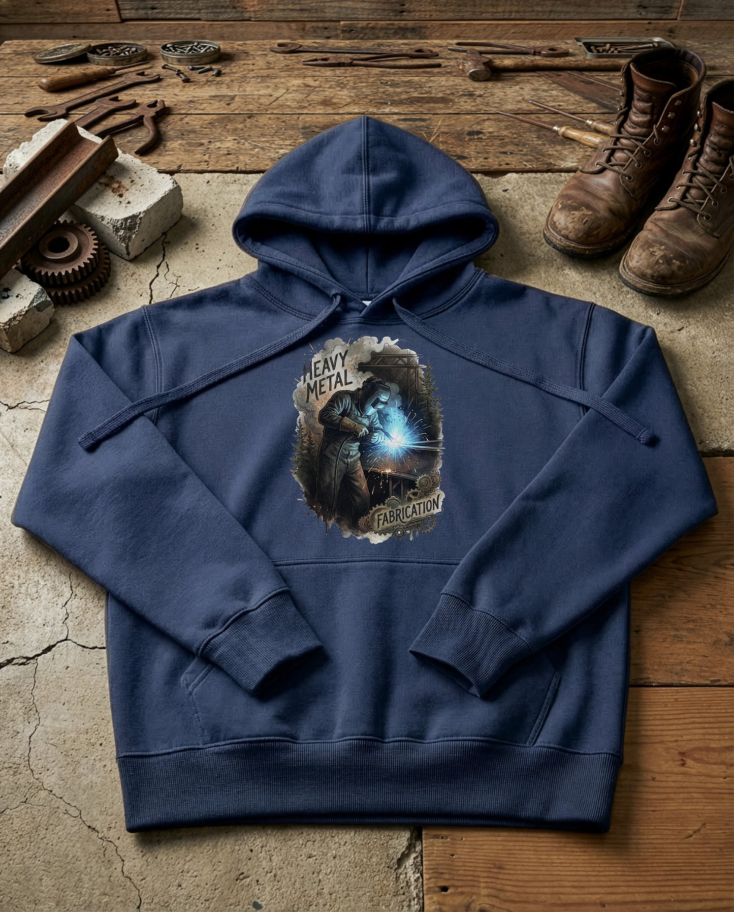 The Arc | Structured Hoodie - navy.jpg